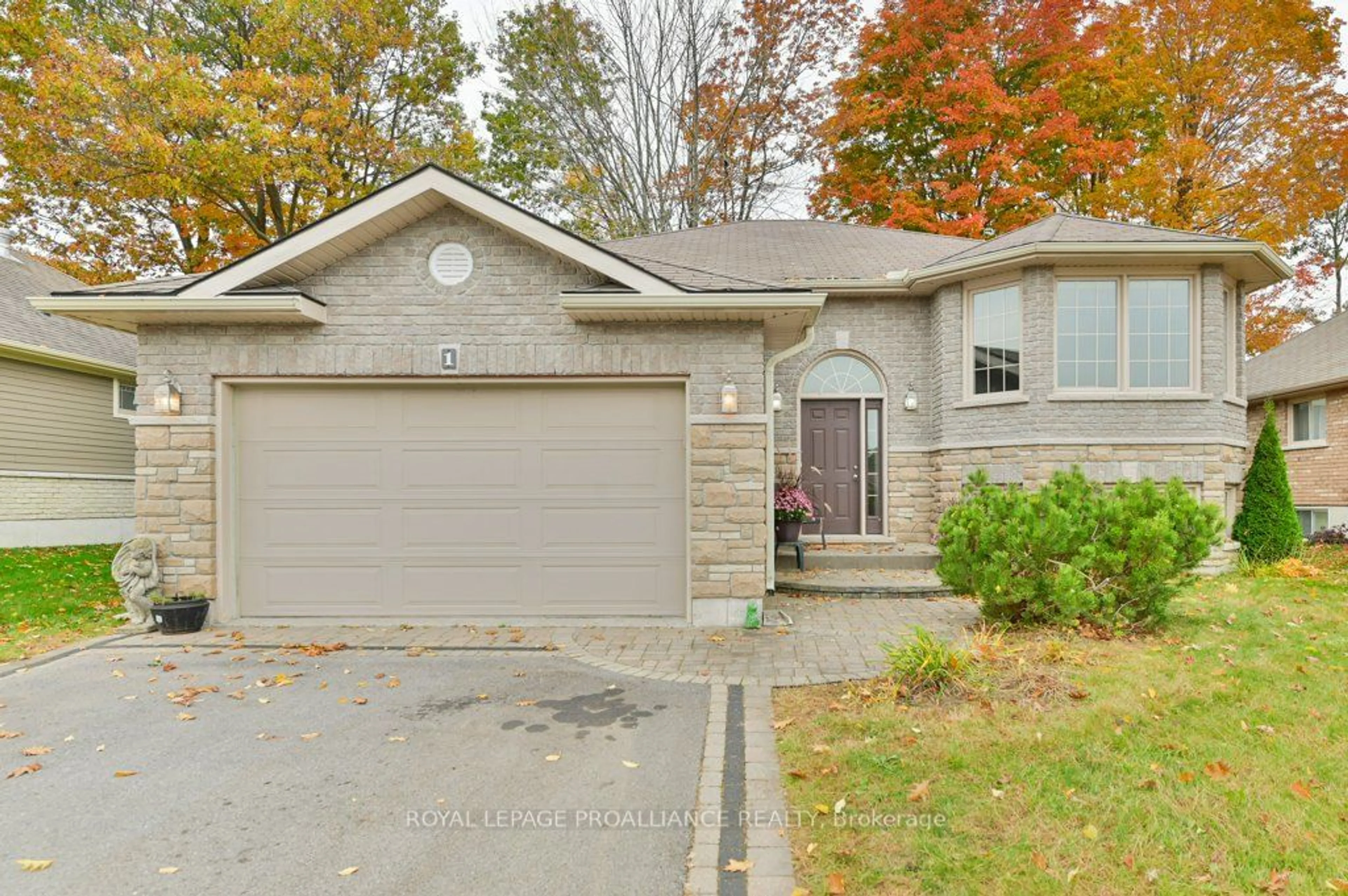 Home with brick exterior material, street for 1 Pier Dr, Brighton Ontario K0K 1H0