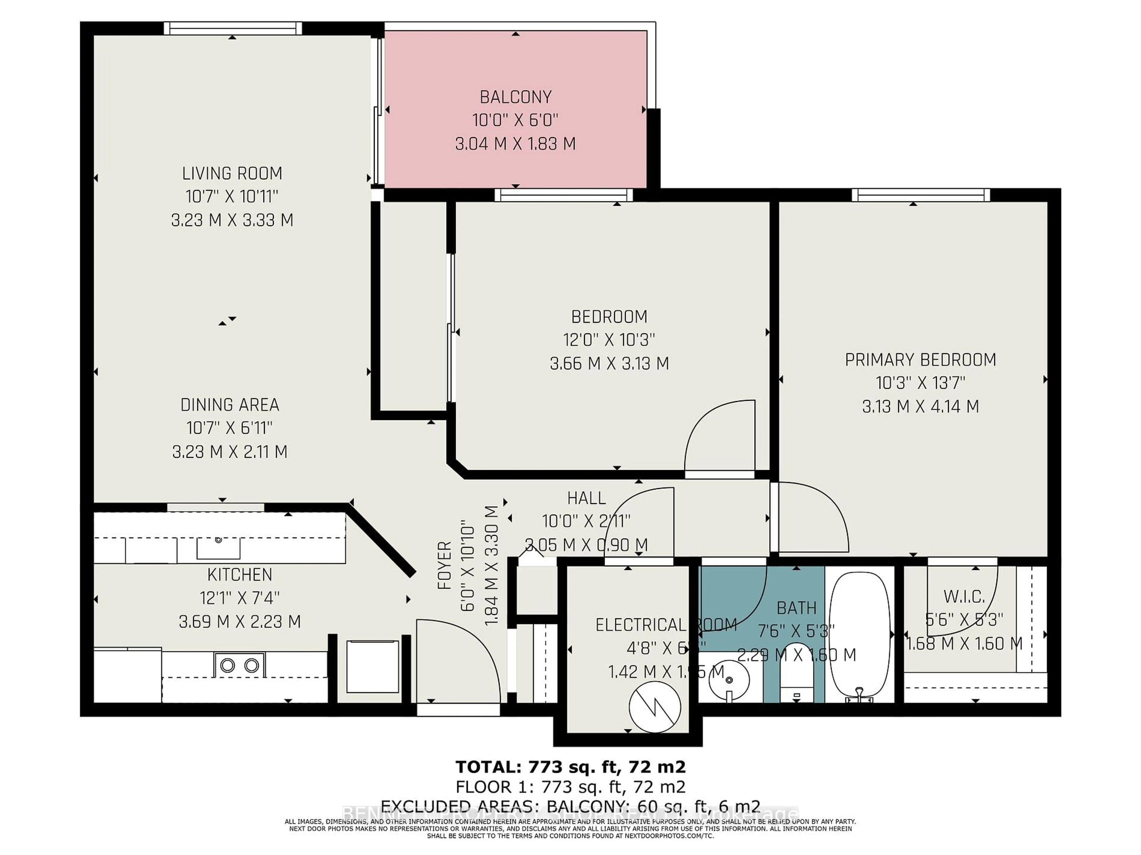 Floor plan for 214 Viewmount Dr #306, Cityview - Parkwoods Hills - Rideau Shore Ontario K2E 7X3