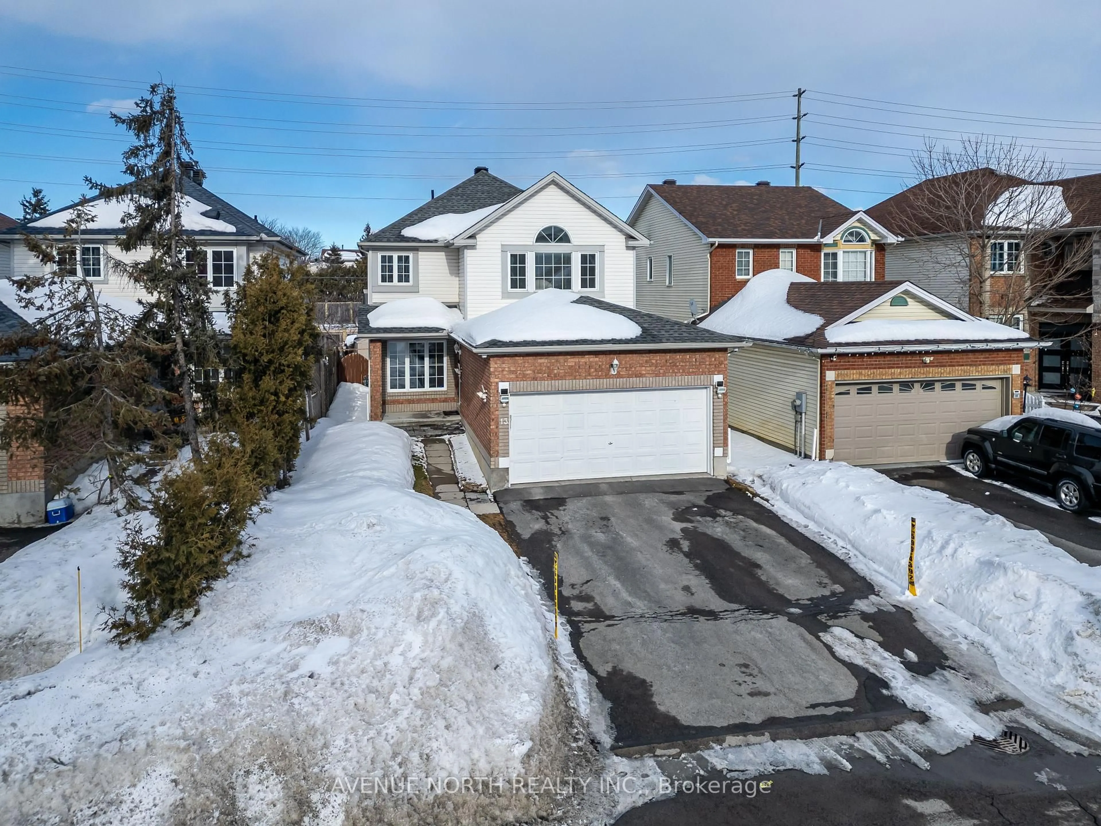 A pic from outside/outdoor area/front of a property/back of a property/a pic from drone, street for 13 Halkirk Ave, Ottawa Ontario K2V 1B1