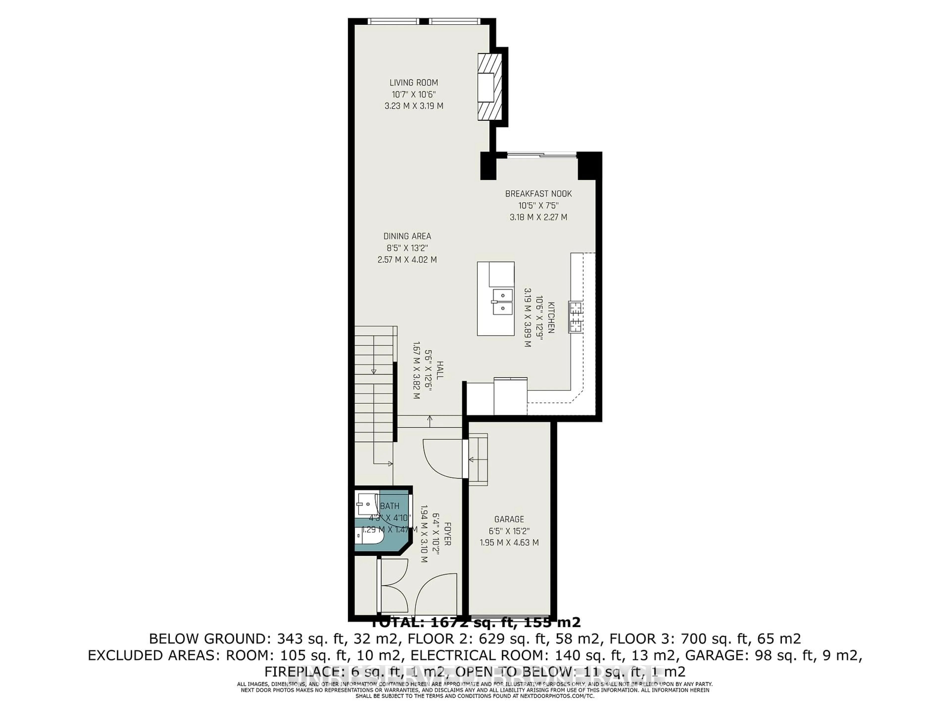 Floor plan for 47 Plank St, Kanata Ontario K2S 1E7