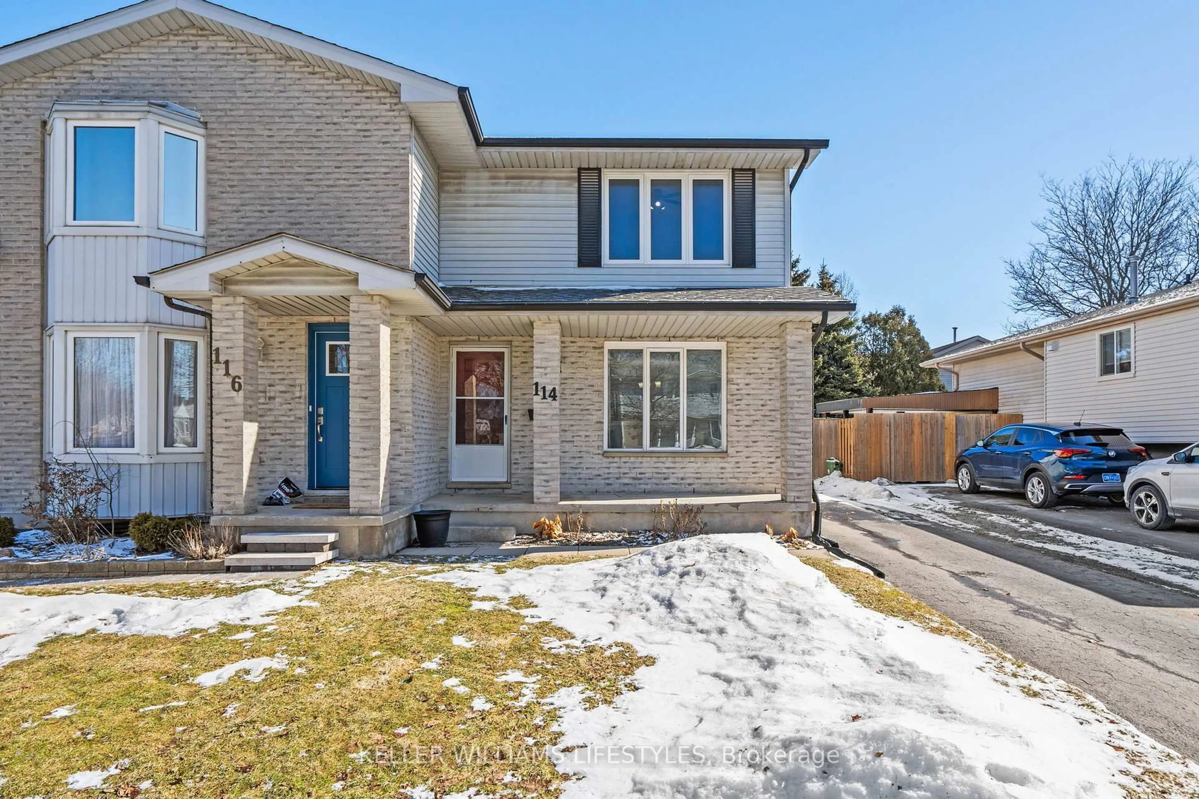 Home with brick exterior material, street for 114 Bonaventure Dr, London Ontario N5V 4A7