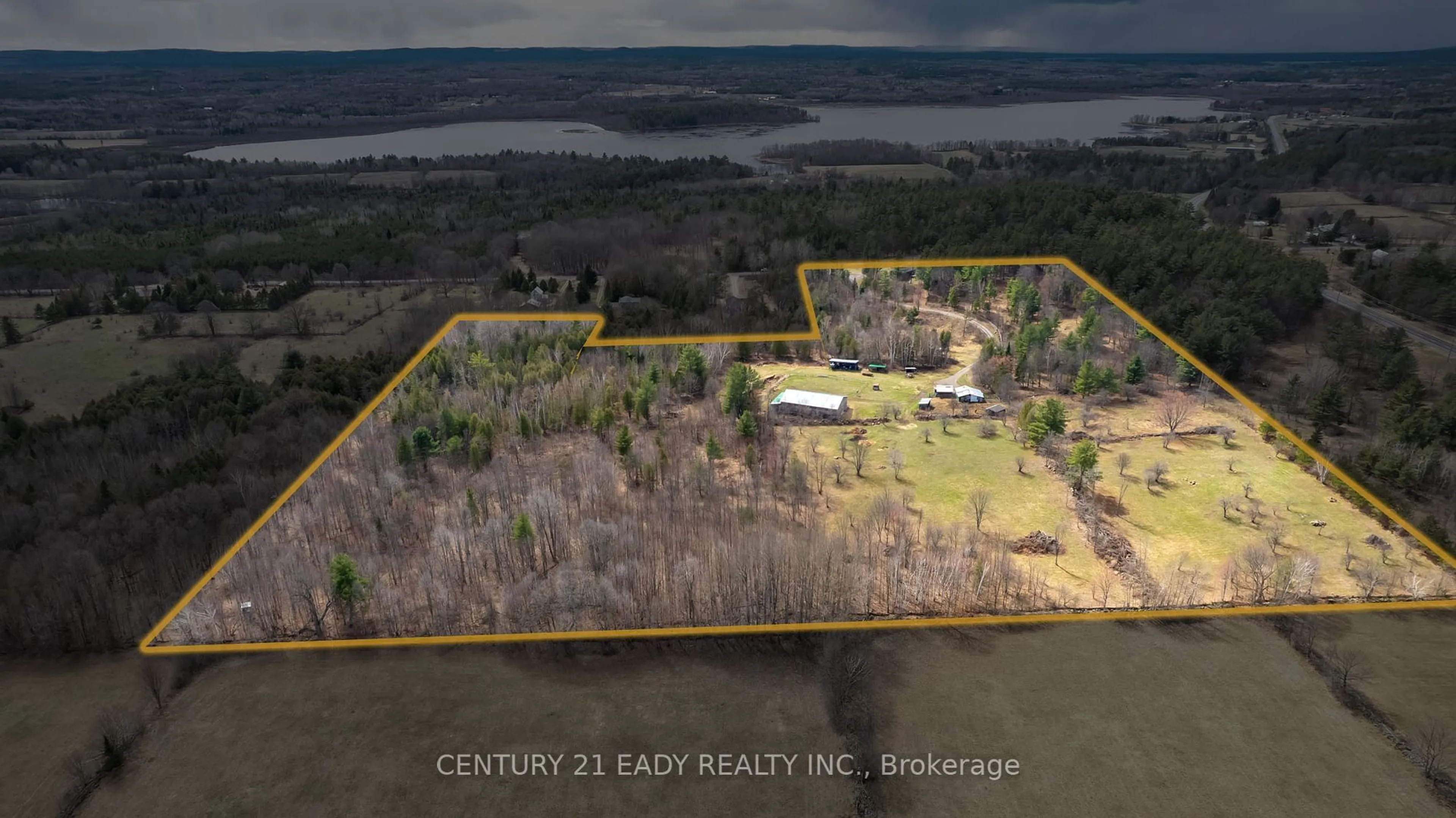 A pic from outside/outdoor area/front of a property/back of a property/a pic from drone, water/lake/river/ocean view for 754 Crooked Rapids Rd, Eganville Ontario K0J 1T0