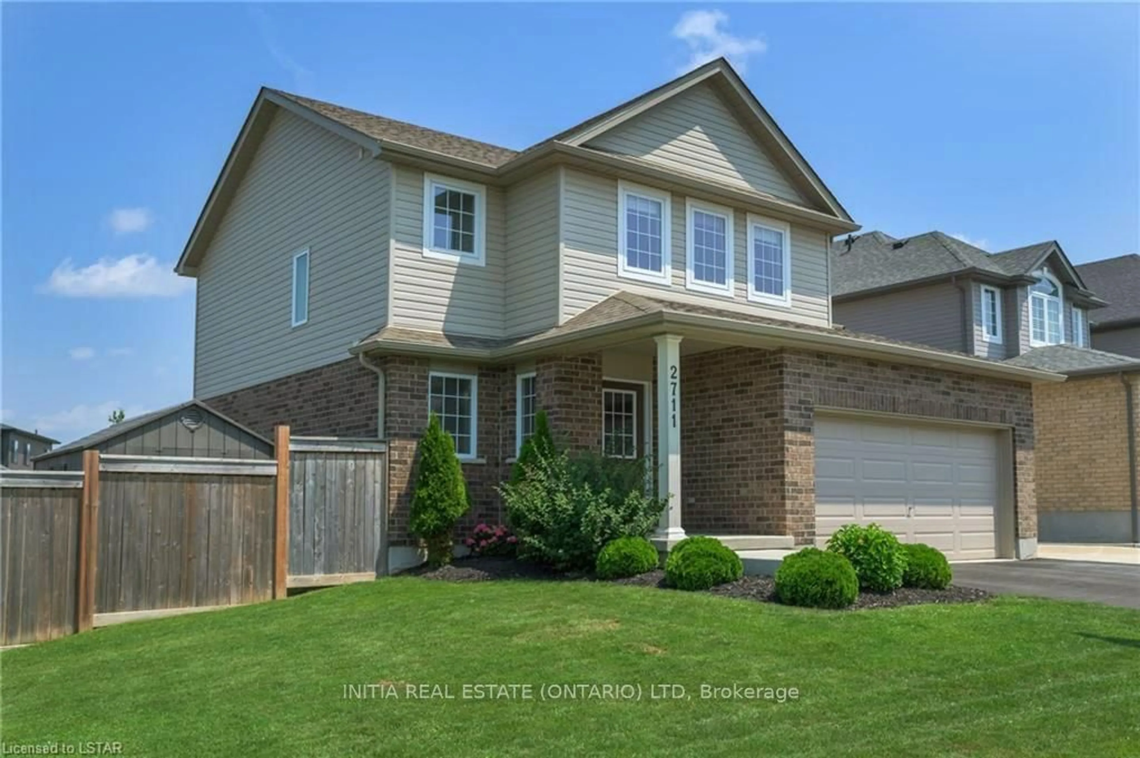 Home with brick exterior material, street for 2711 Foxbend Link, London Ontario N6G 5B4