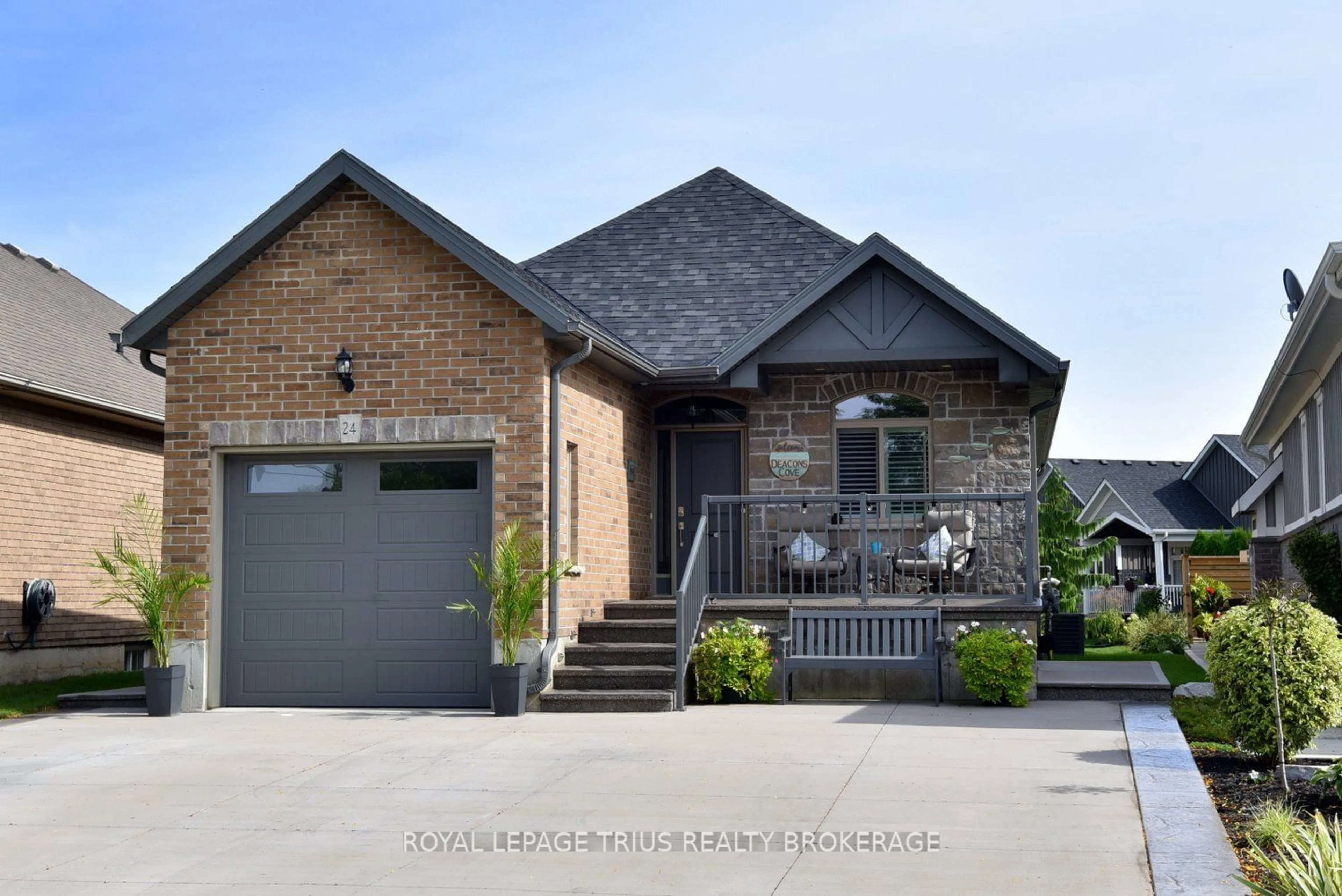 Home with brick exterior material, street for 80 New Lakeshore Rd #24, Norfolk Ontario N0A 1N8