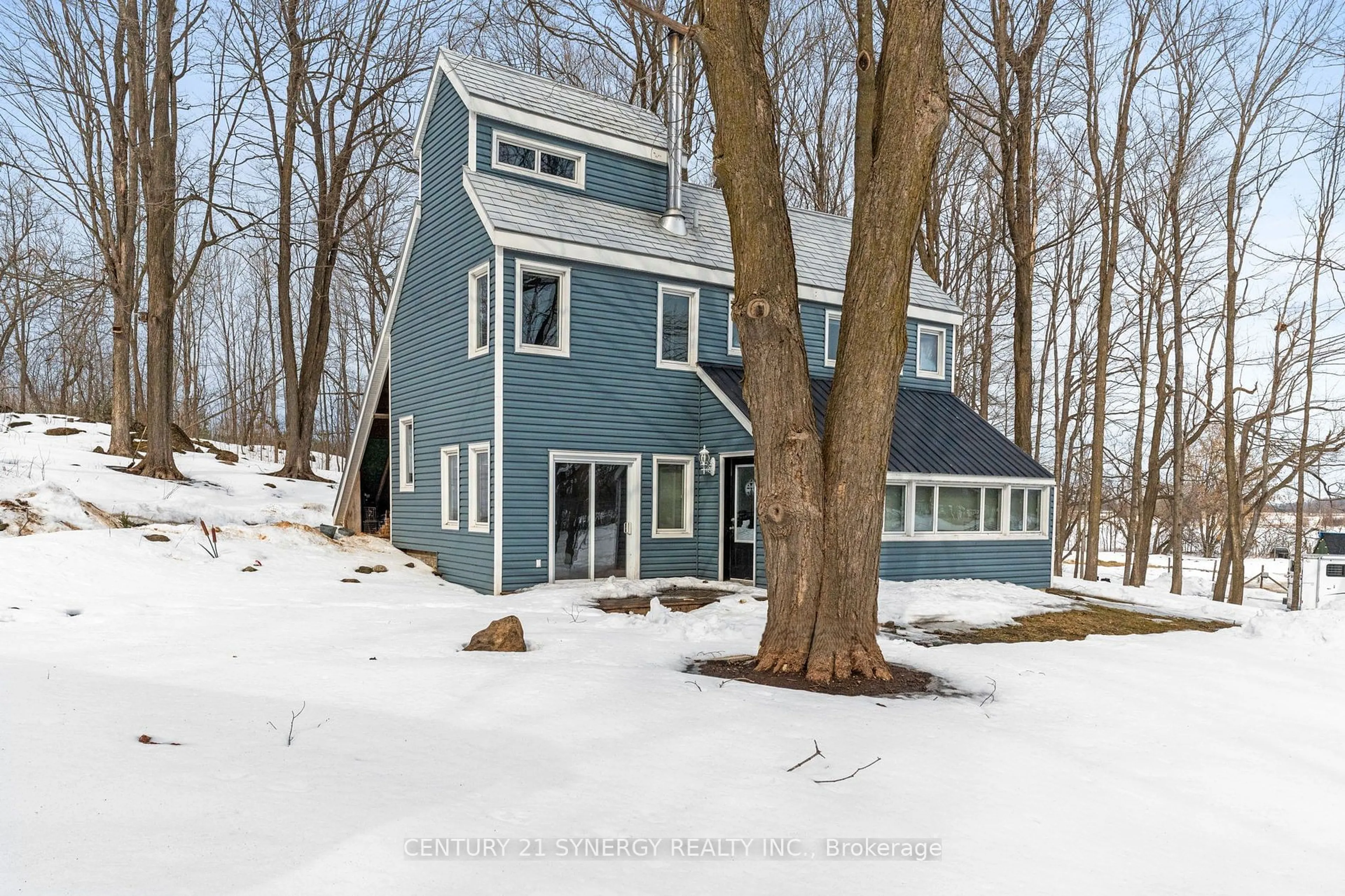 Home with vinyl exterior material, street for 6387/6395 Third Line Rd, North Gower Ontario K0A 2T0