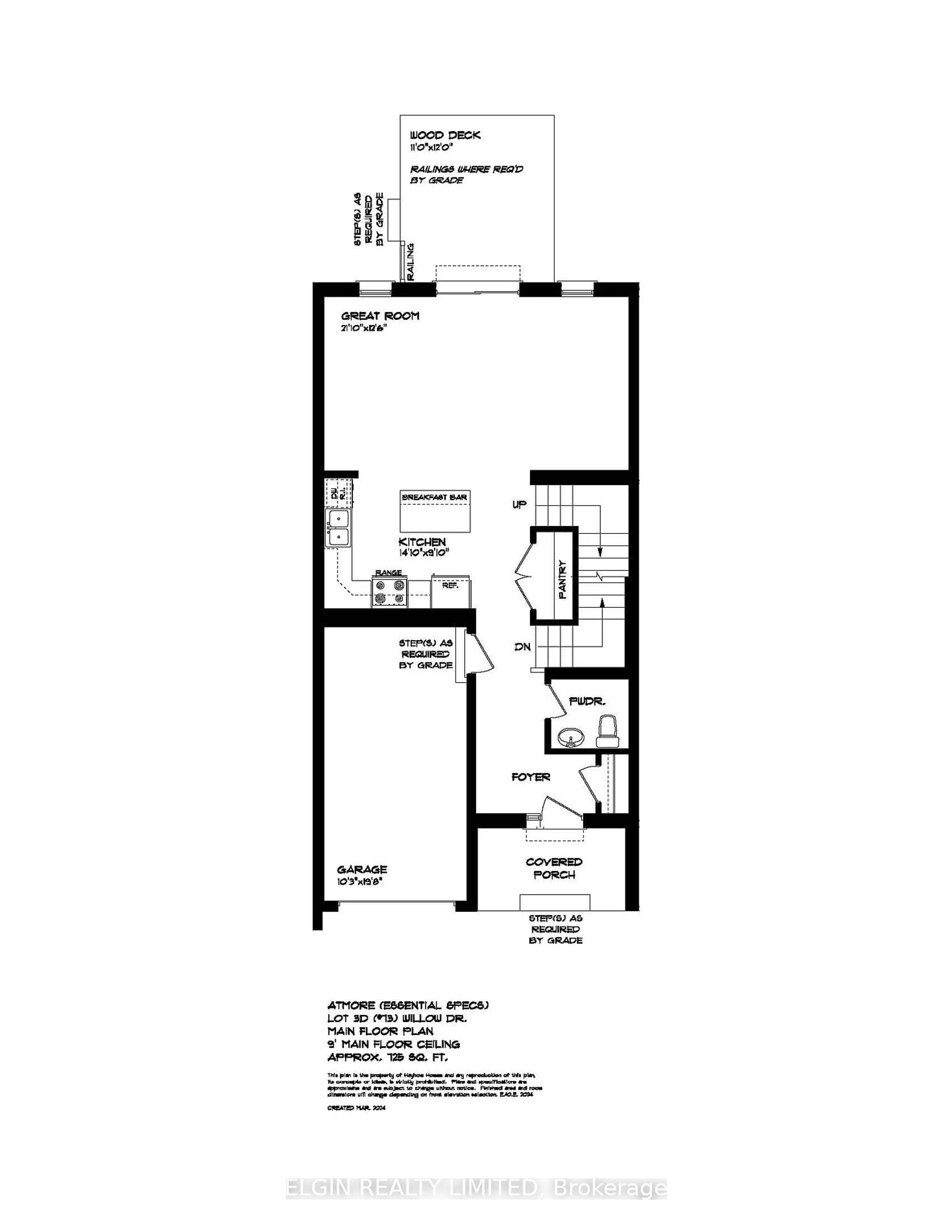 Floor plan for 73 Willow Dr, Aylmer Ontario N5H 0B9