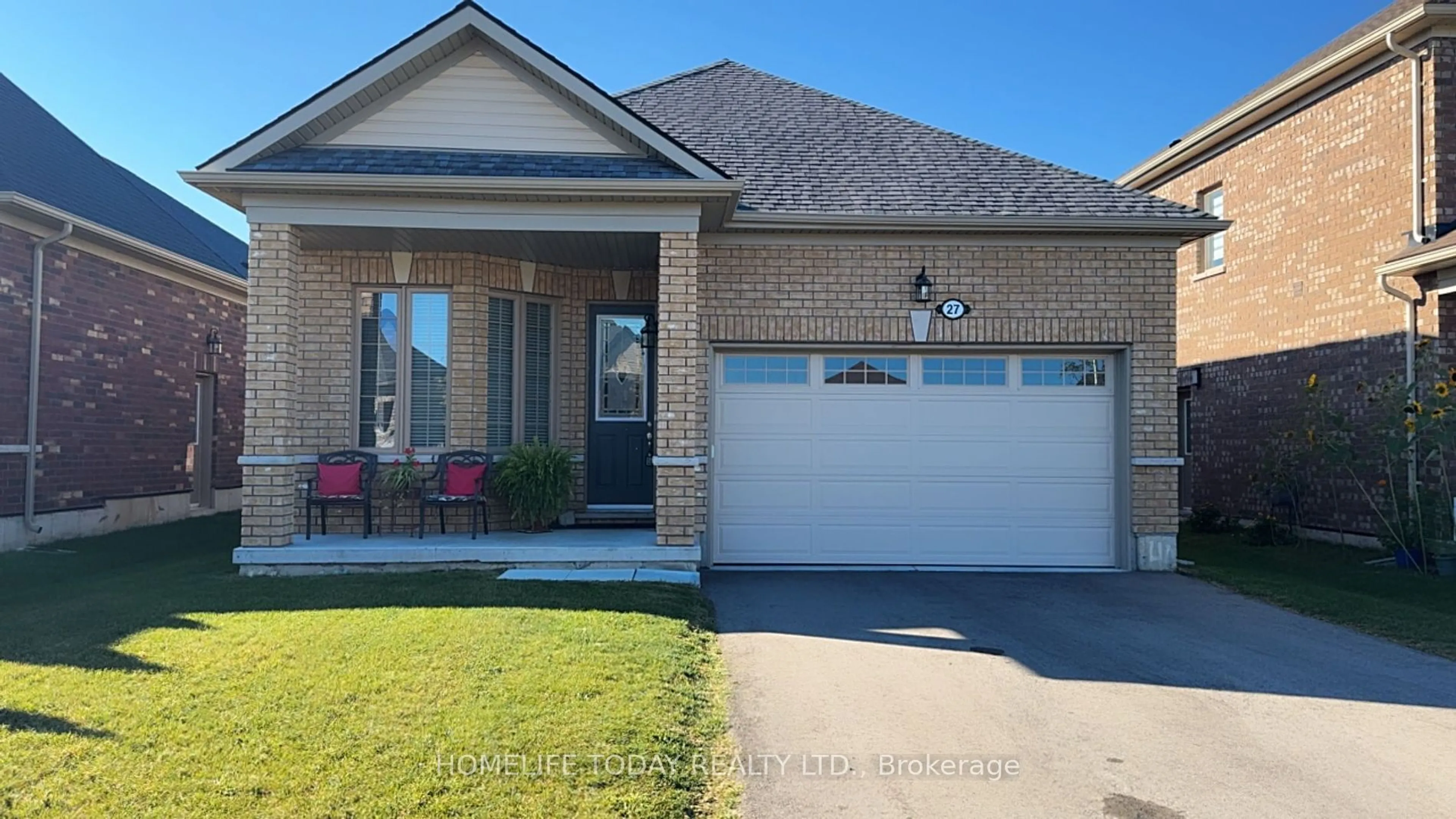 Home with brick exterior material, street for 27 Seaton Cres, Tillsonburg Ontario N4G 0E2