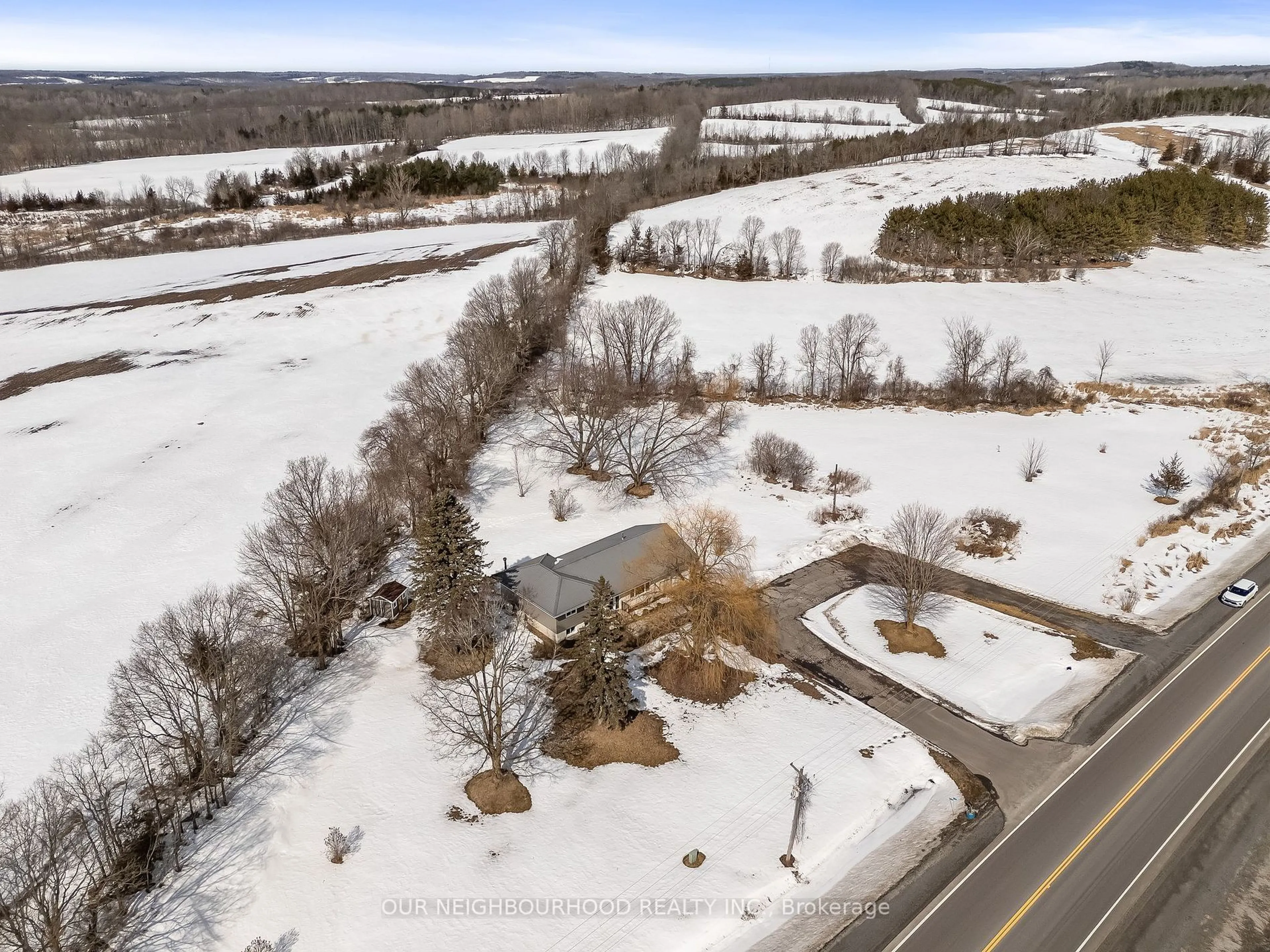 A pic from outside/outdoor area/front of a property/back of a property/a pic from drone, unknown for 3213 37 Rd, Belleville Ontario K0K 2Y0