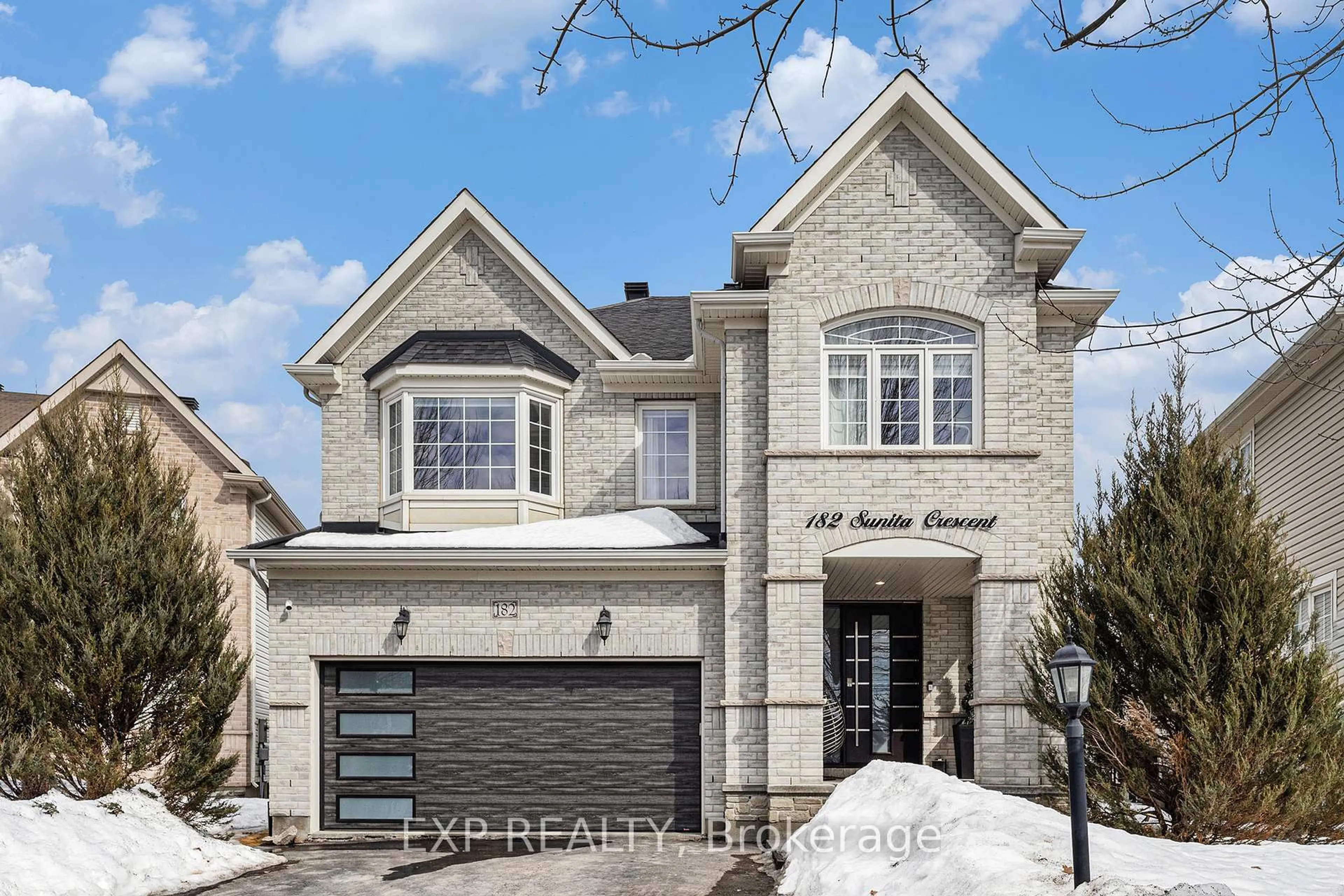 Home with brick exterior material, street for 182 Sunita Cres, Barrhaven Ontario K2J 5S8