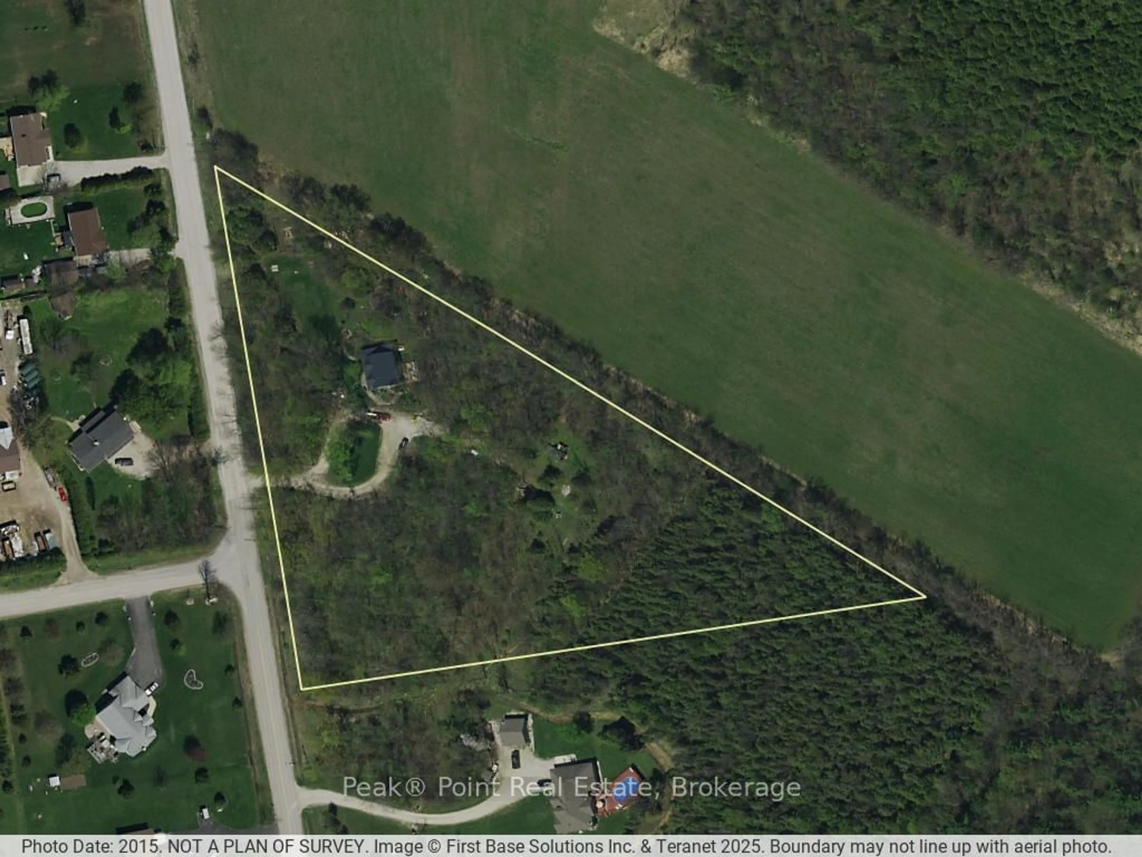 A pic from outside/outdoor area/front of a property/back of a property/a pic from drone, street for 418573 Concession Road A, Meaford Ontario N4K 5N3