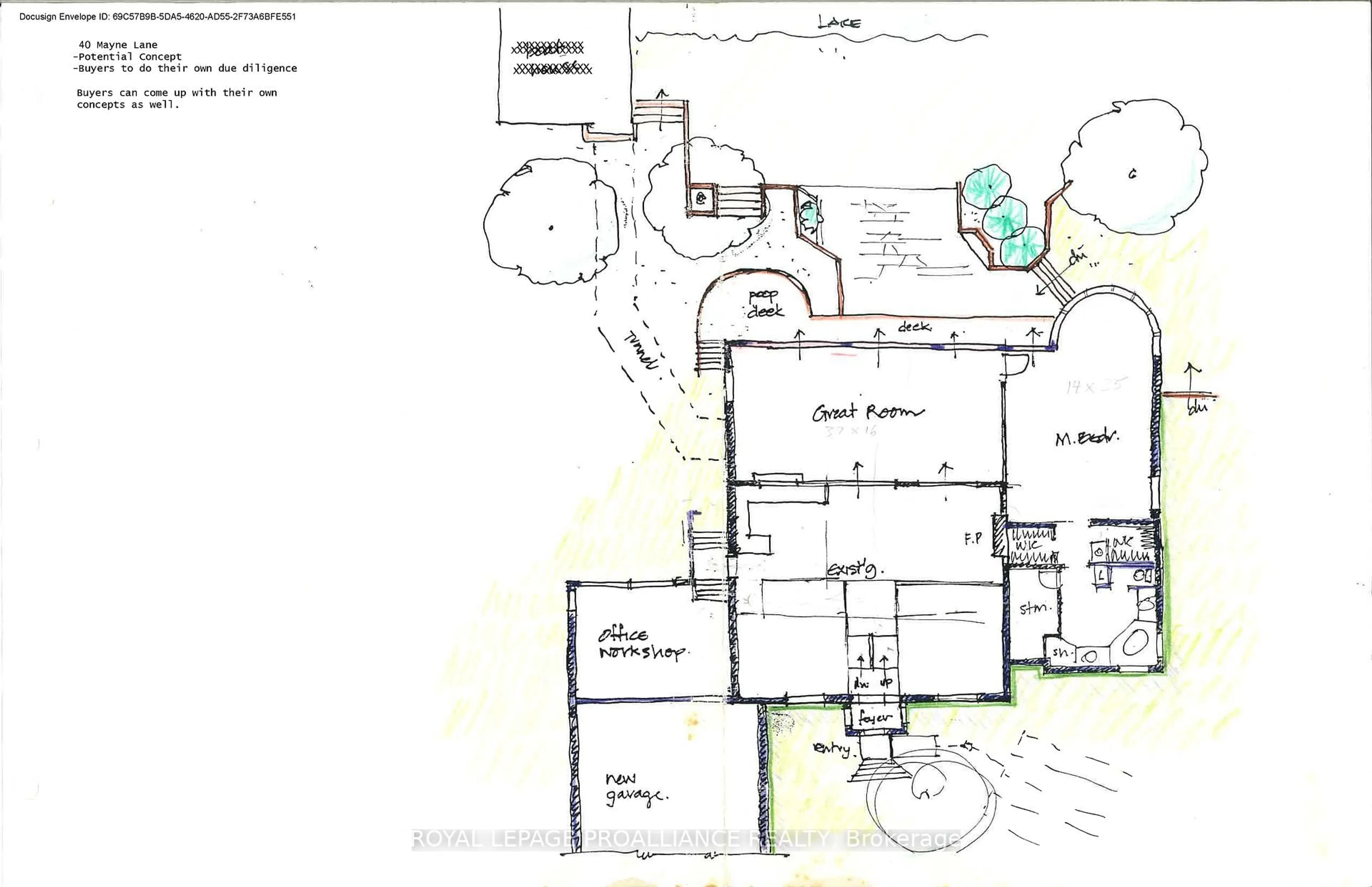 Floor plan for 40 Mayne Lane, Prince Edward County Ontario K0K 2T0
