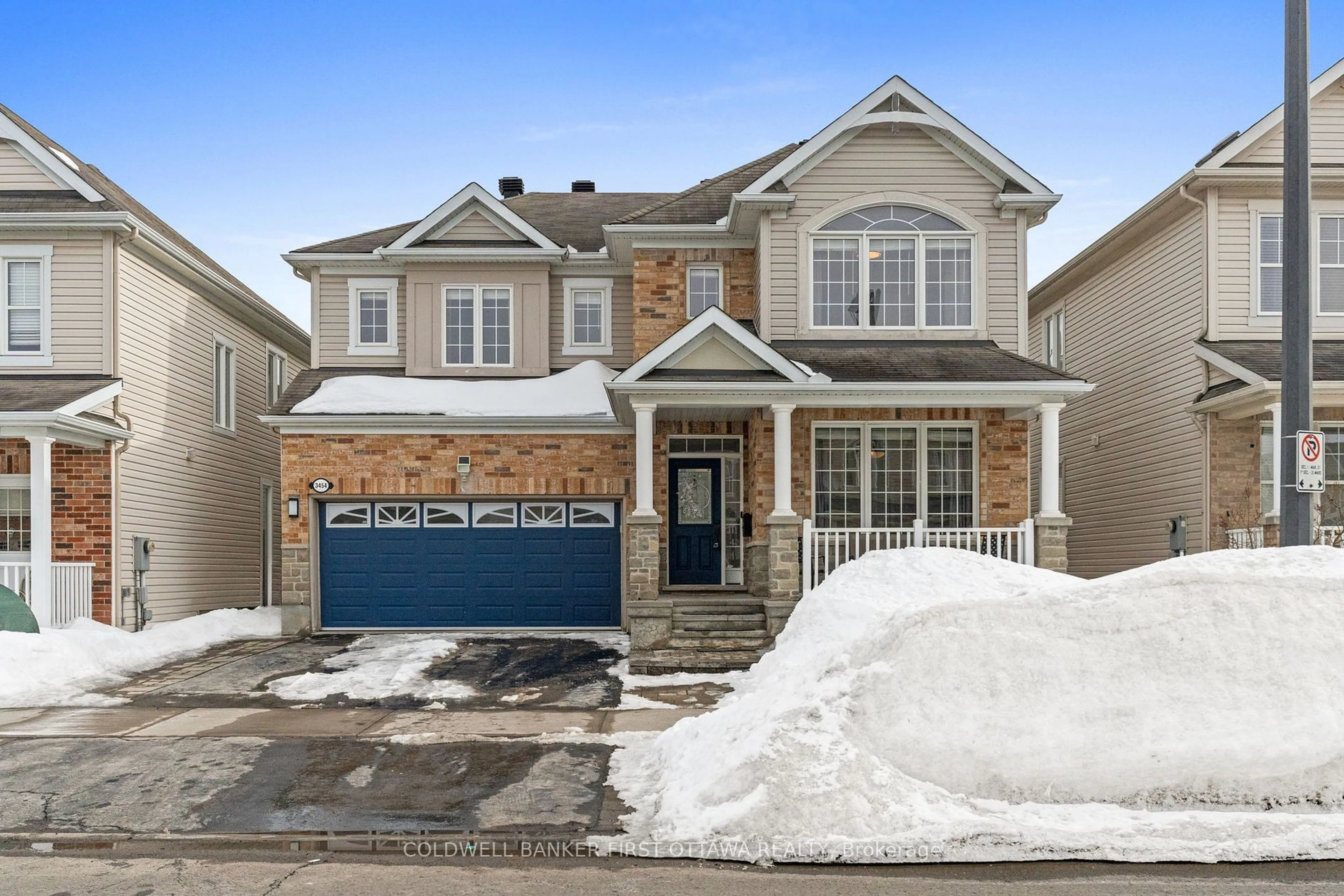 Home with brick exterior material, street for 3454 RIVER RUN Ave, Barrhaven Ontario K2J 0R8