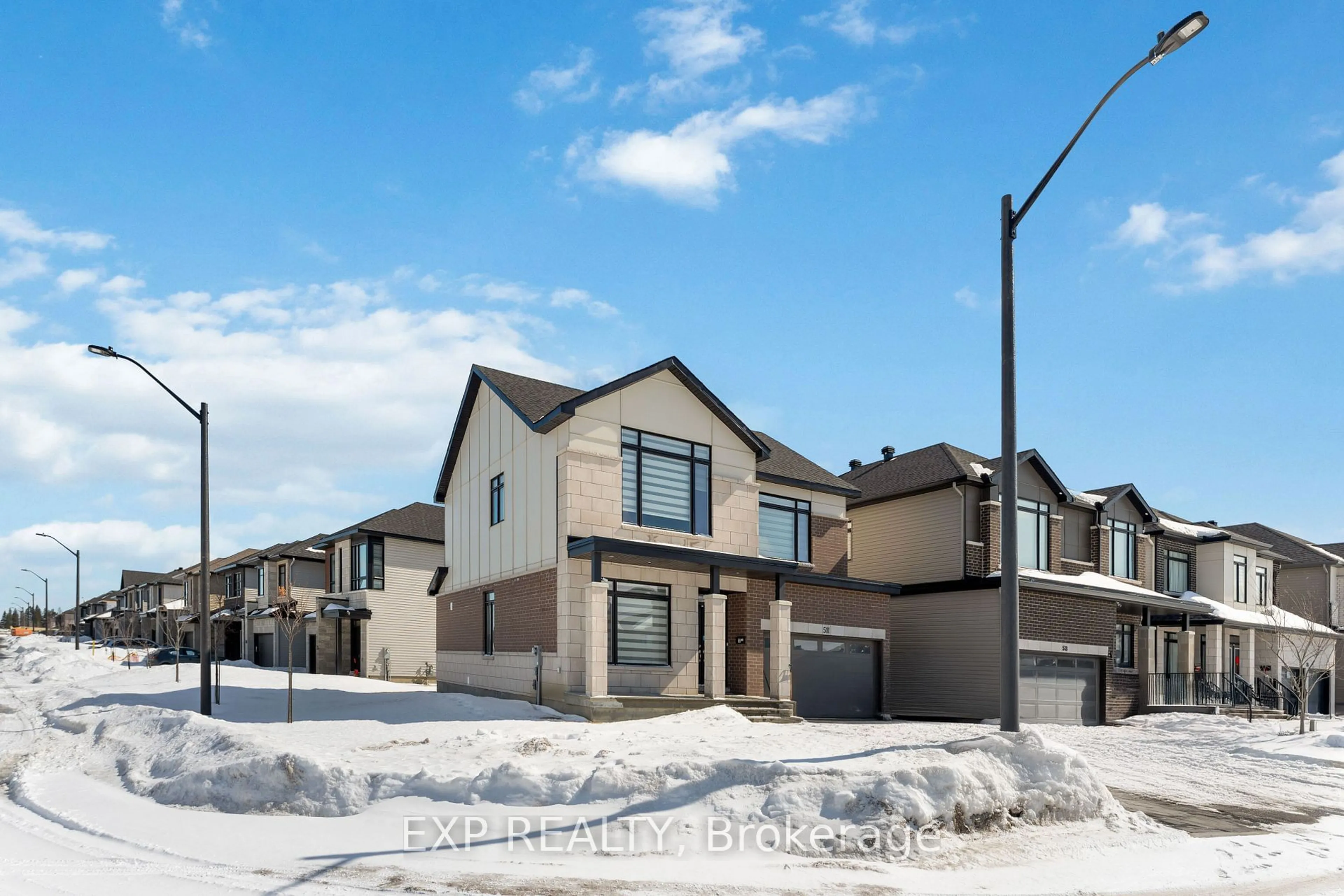 Home with brick exterior material, street for 511 ADANE Way, Blossom Park - Airport and Area Ontario K4M 0L6