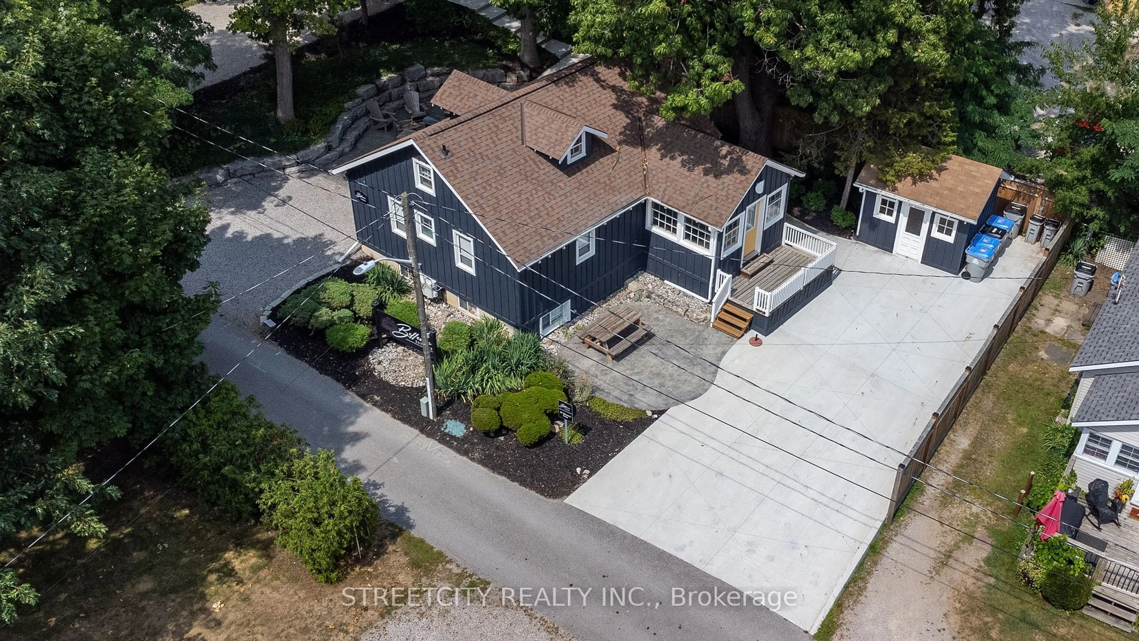 A pic from outside/outdoor area/front of a property/back of a property/a pic from drone, street for 35 Morenz Lane, Lambton Shores Ontario N0M 1T0