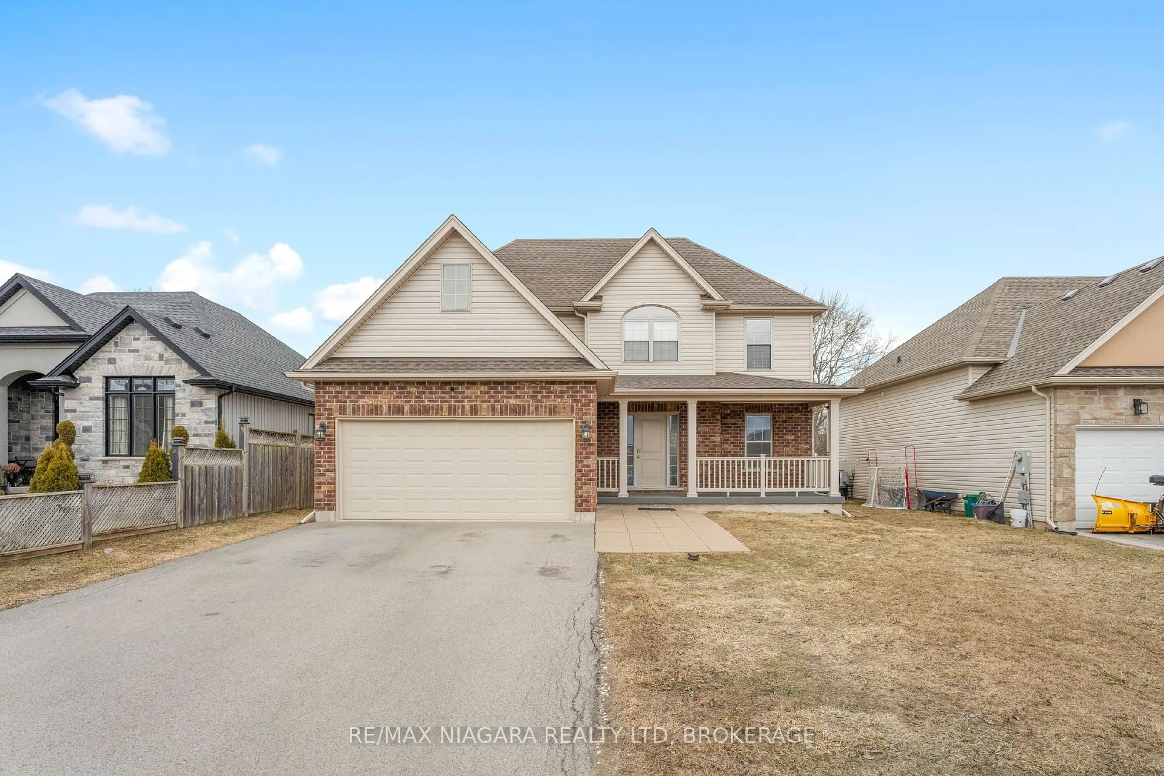 Home with brick exterior material, street for 3960 Village Creek Dr, Fort Erie Ontario L0S 1S0