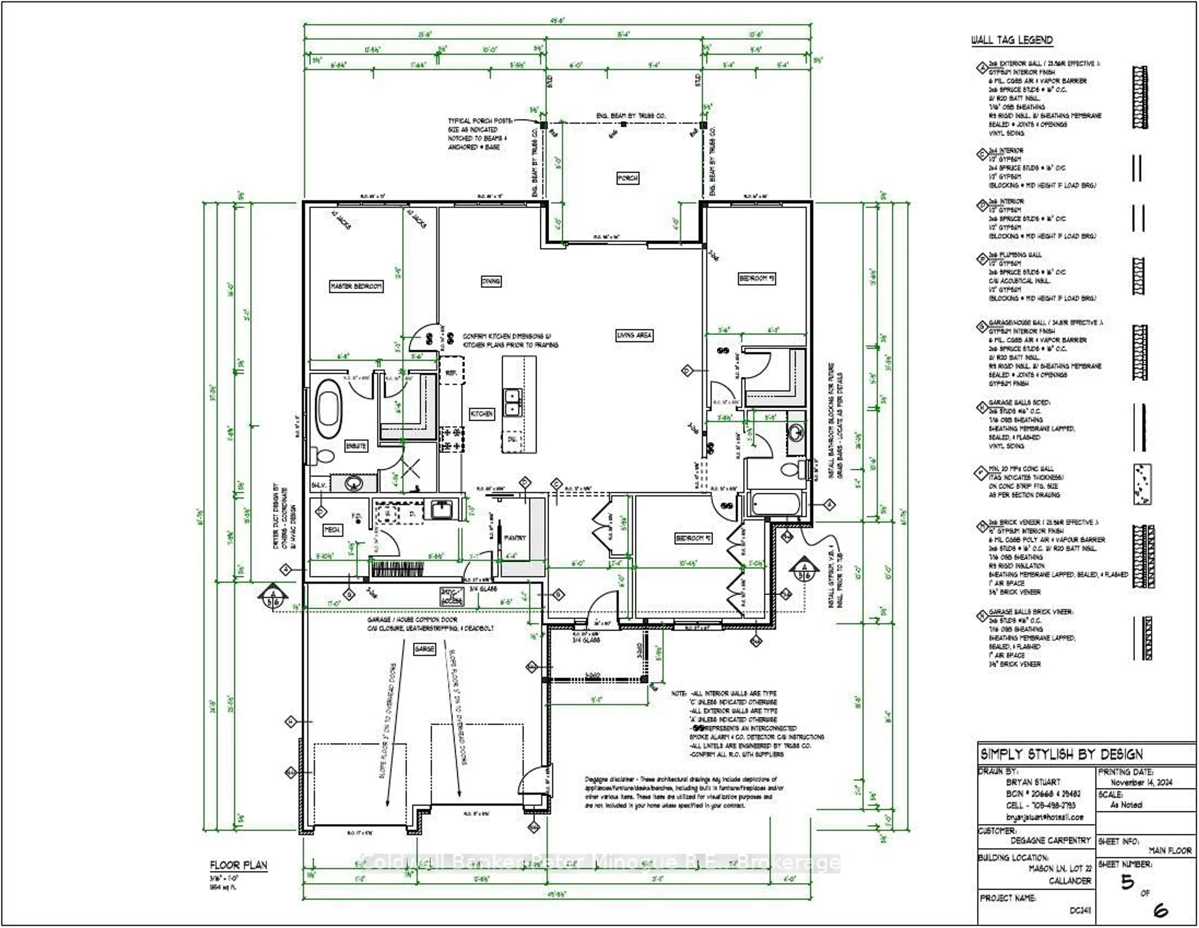 Floor plan for 26 Masson Lane, North Bay Ontario P0H 1H0