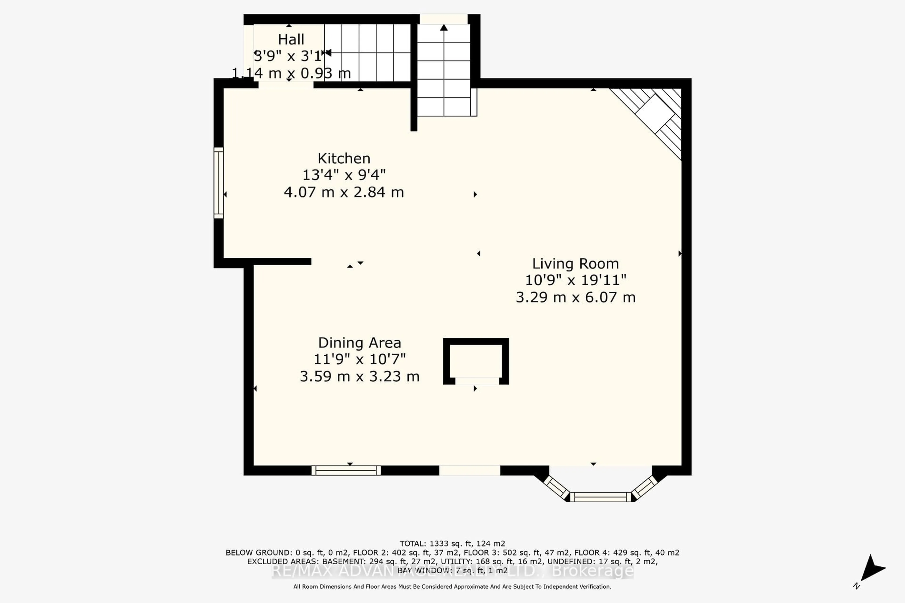 Floor plan for 127 Hawthorne Rd, London Ontario N6G 2Y4