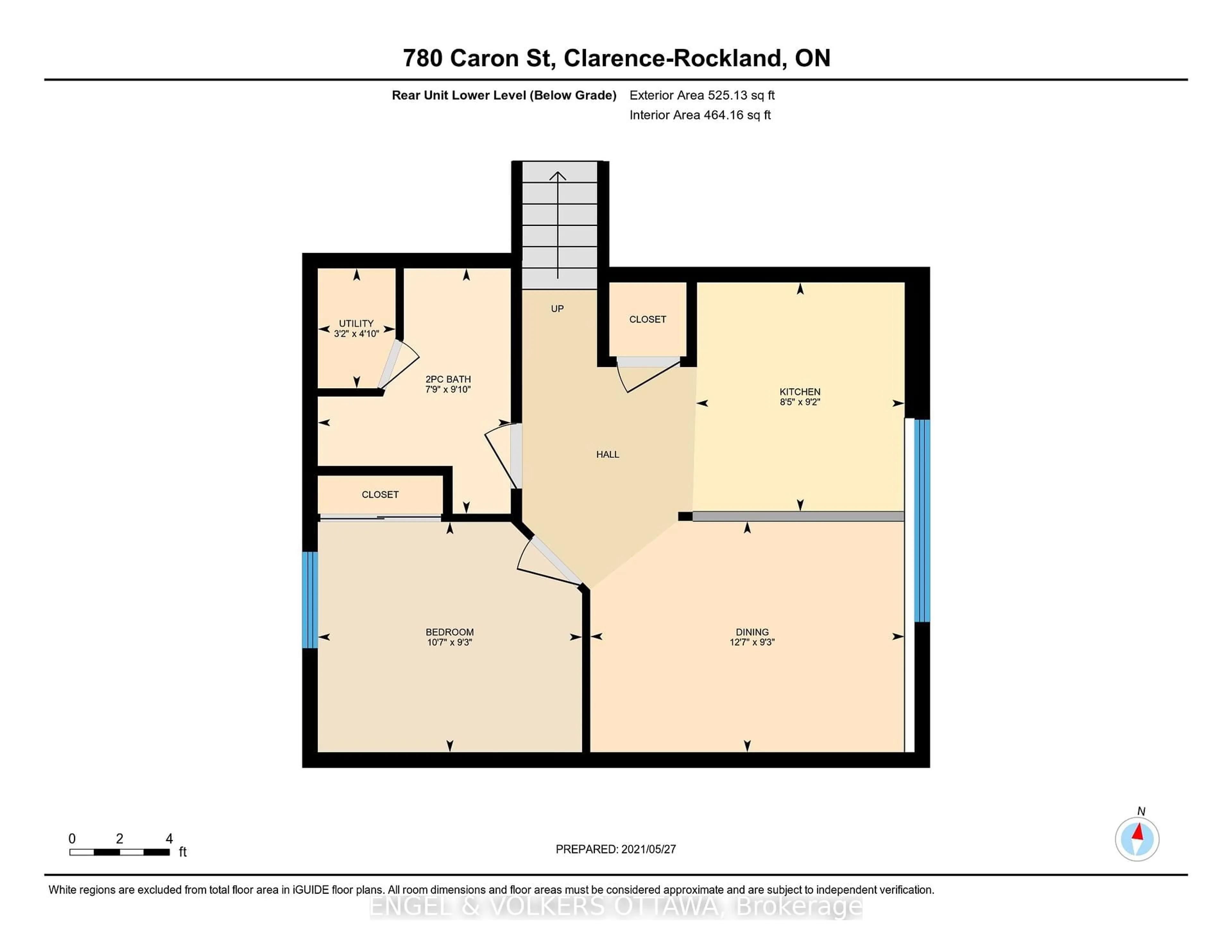 Floor plan for 780 Caron St, Clarence-Rockland Ontario K4K 1E6