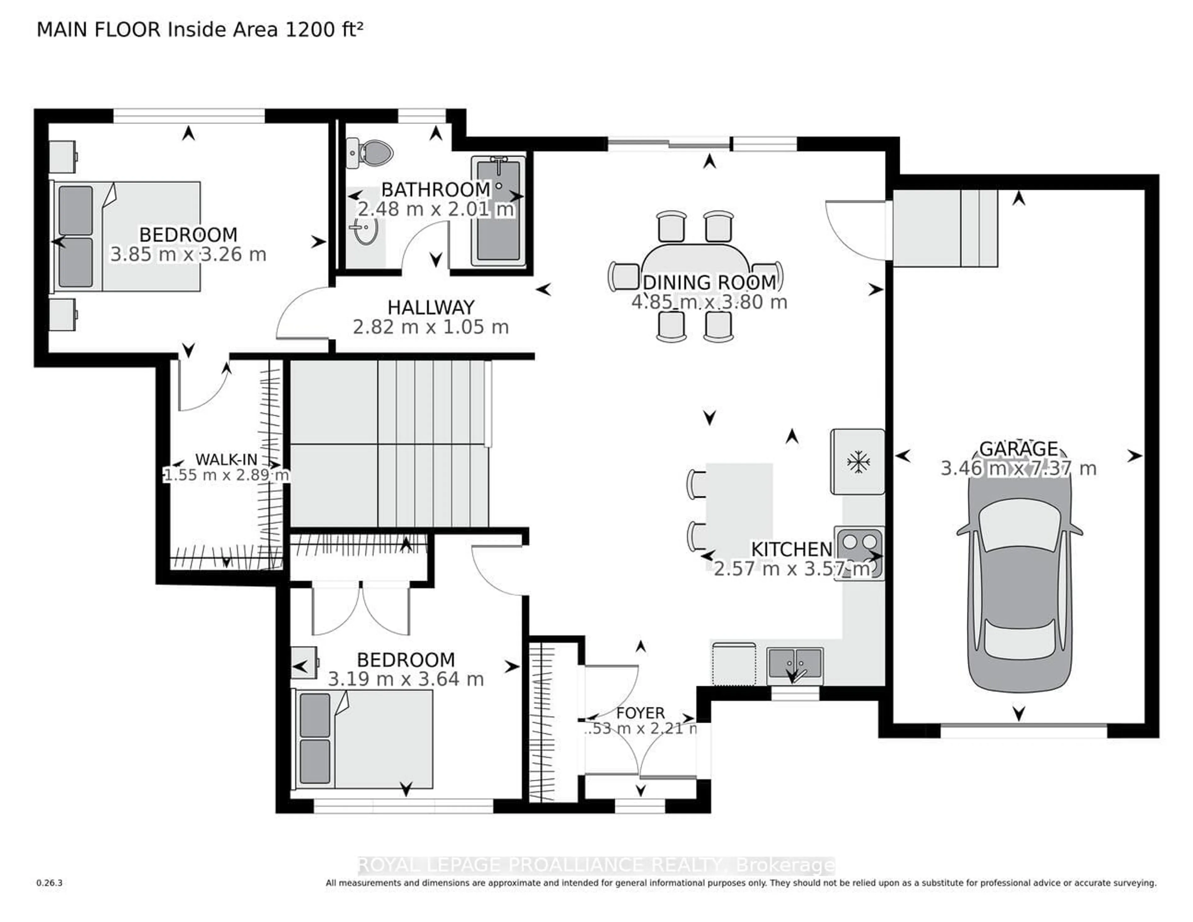 Floor plan for 234 Adley Dr, Brockville Ontario K6V 7J2