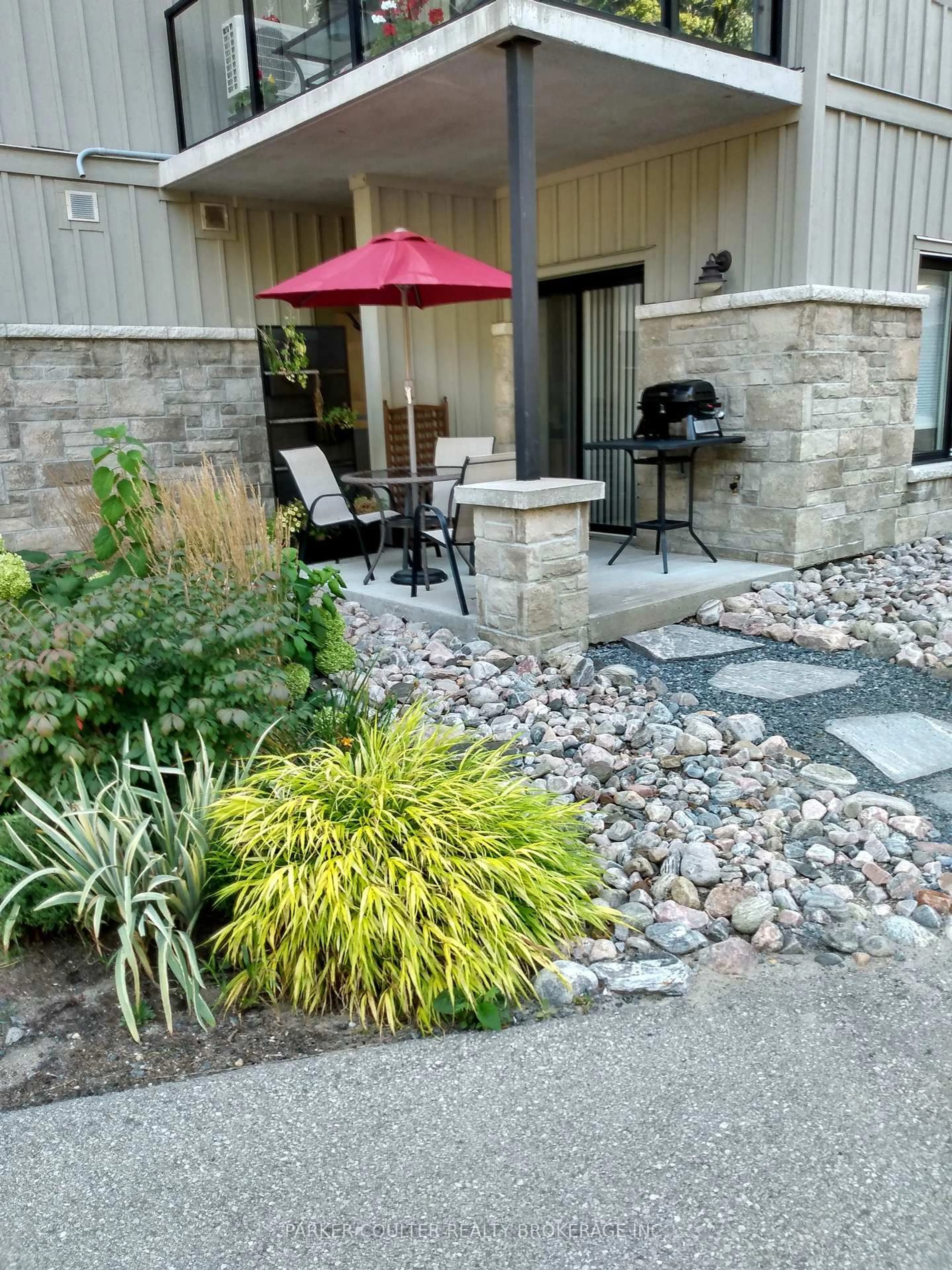 Patio, street for 11C Salt Dock Rd #104, Parry Sound Ontario P2A 3B6