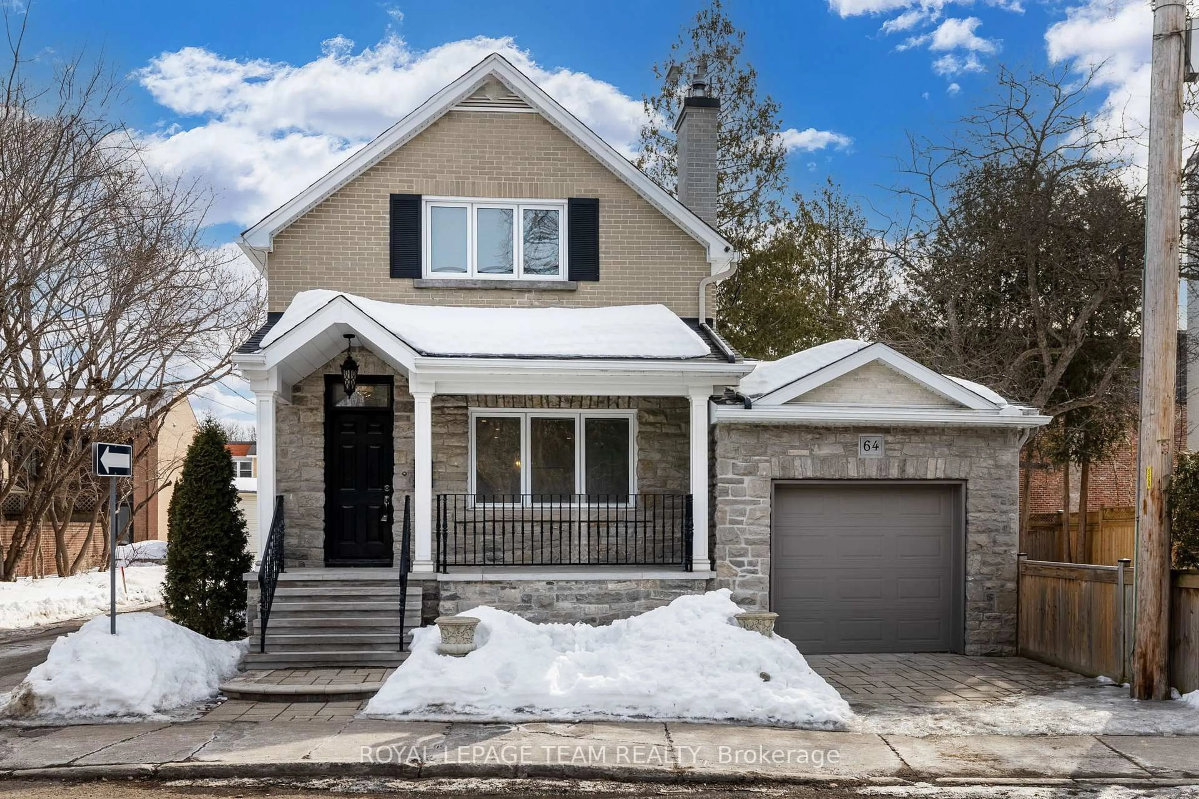 Home with brick exterior material, street for 64 Dufferin Rd, New Edinburgh - Lindenlea Ontario K1M 2A7