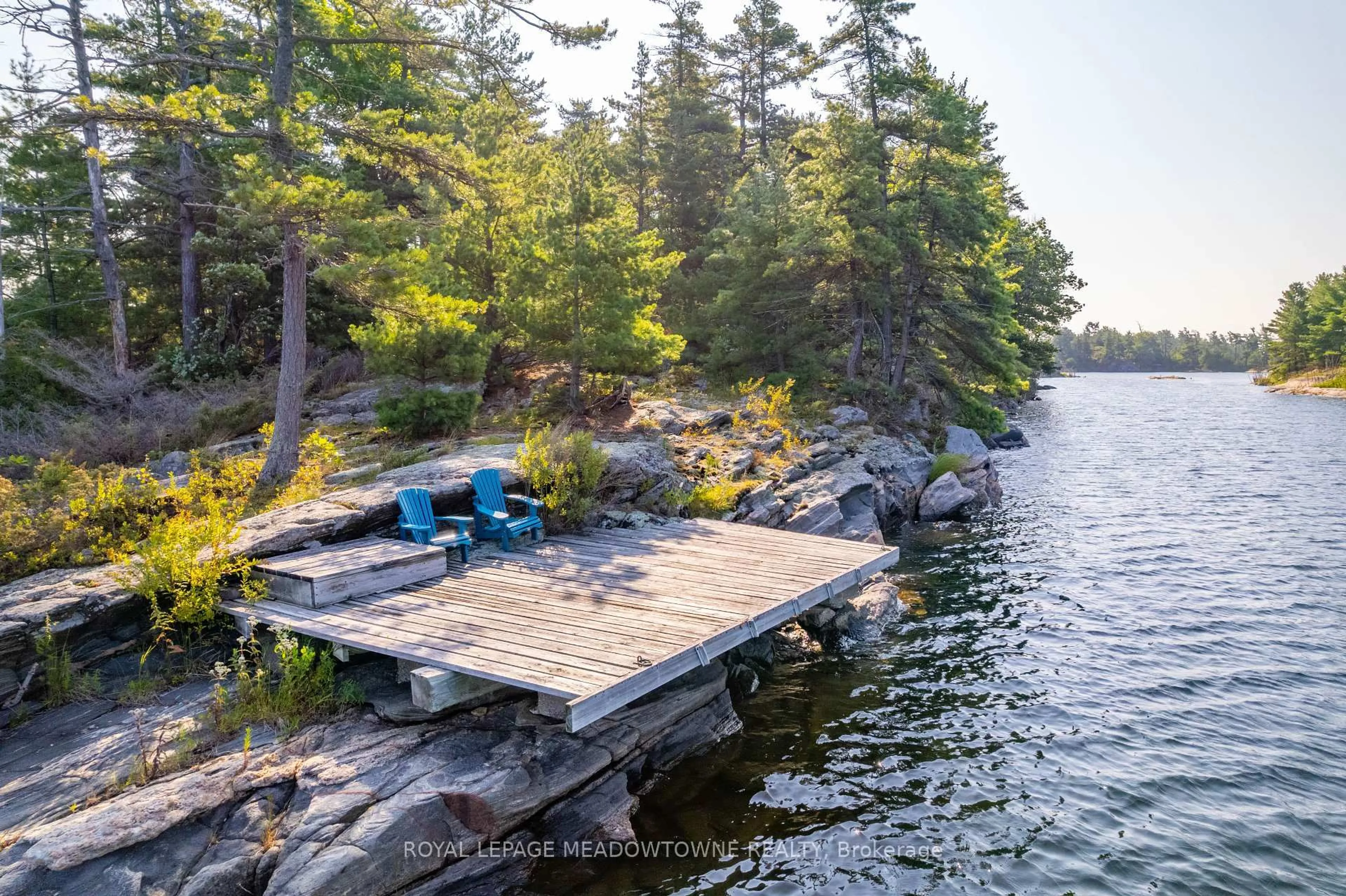 Patio, water/lake/river/ocean view for 460 Island N/A, The Archipelago Ontario P2A 1T4