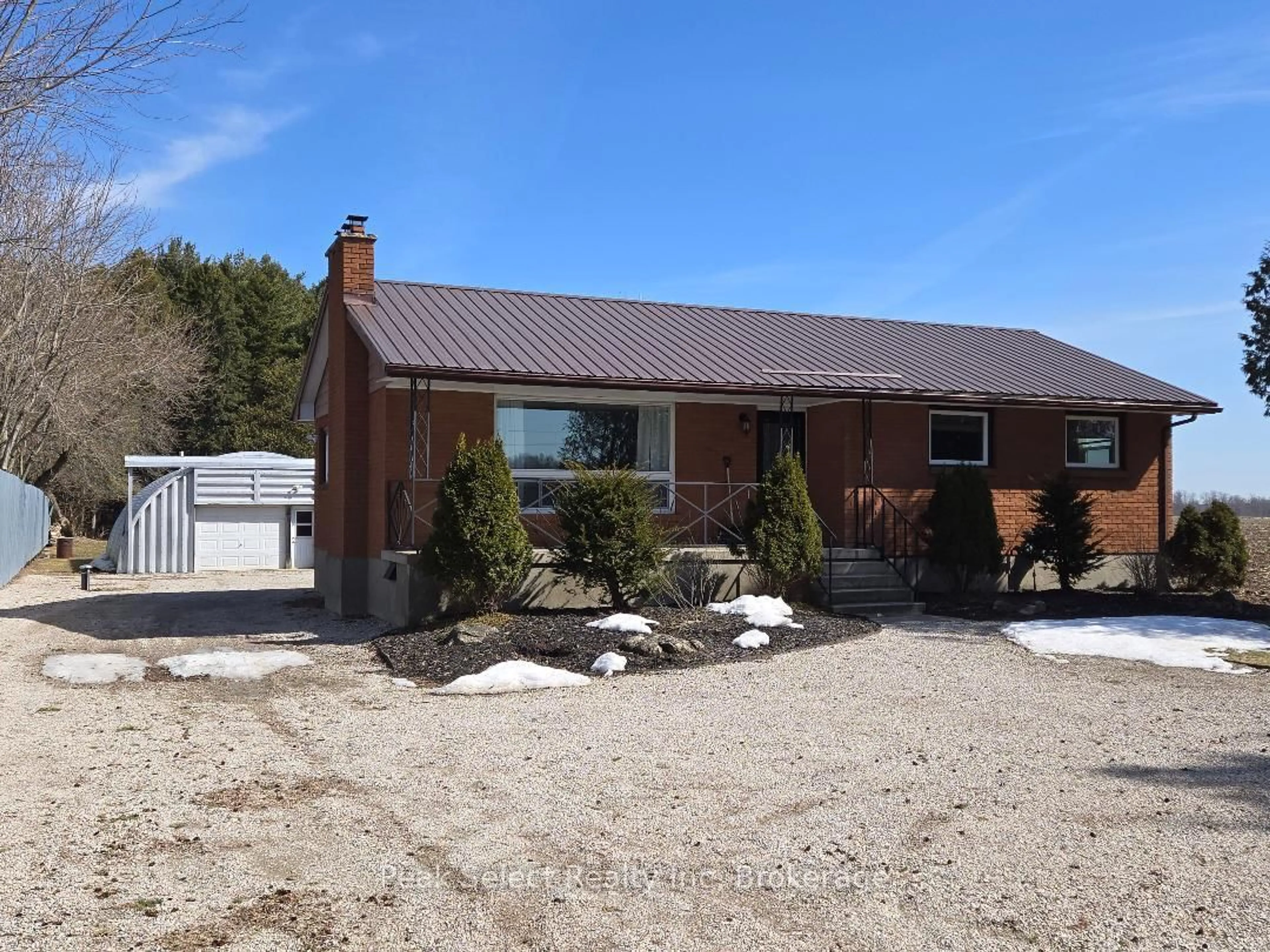 Home with vinyl exterior material, street for 20328 Fairview Rd, Thames Centre Ontario N0M 2P0