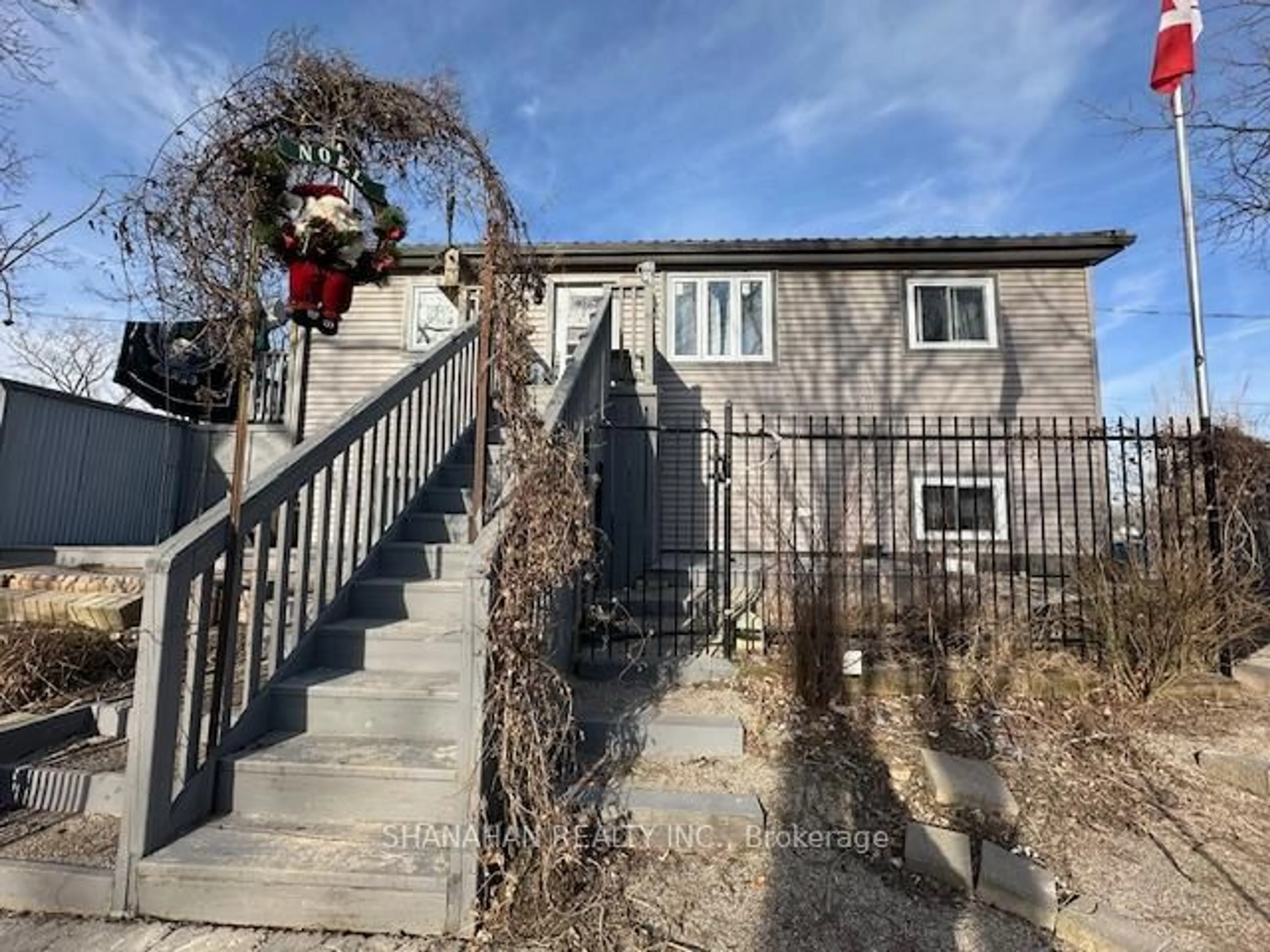 A pic from outside/outdoor area/front of a property/back of a property/a pic from drone, building for 1856/60 Longwoods Rd, Southwest Middlesex Ontario N0L 2N0