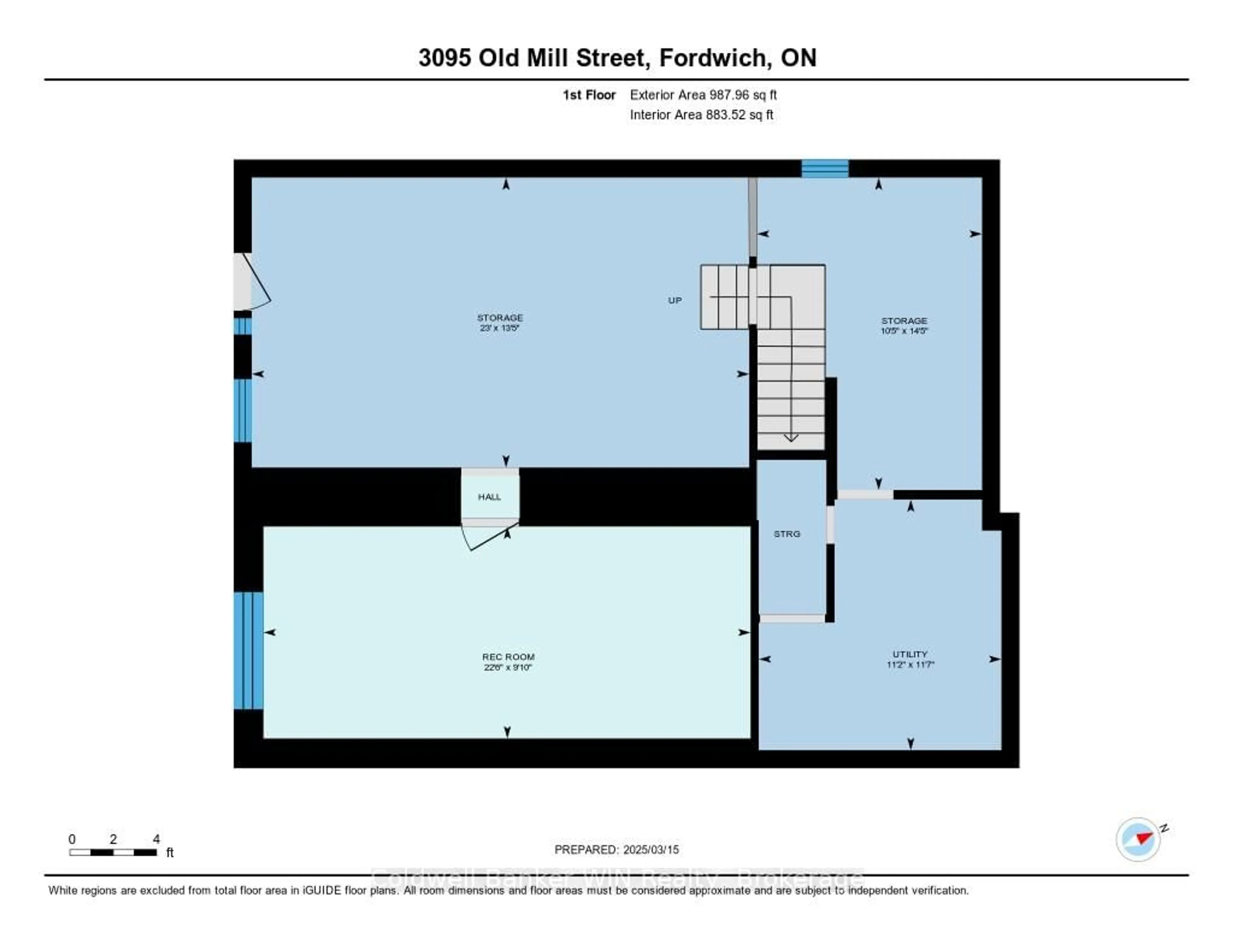 Floor plan for 3095 Old Mill St, Howick Ontario N0G 1V0