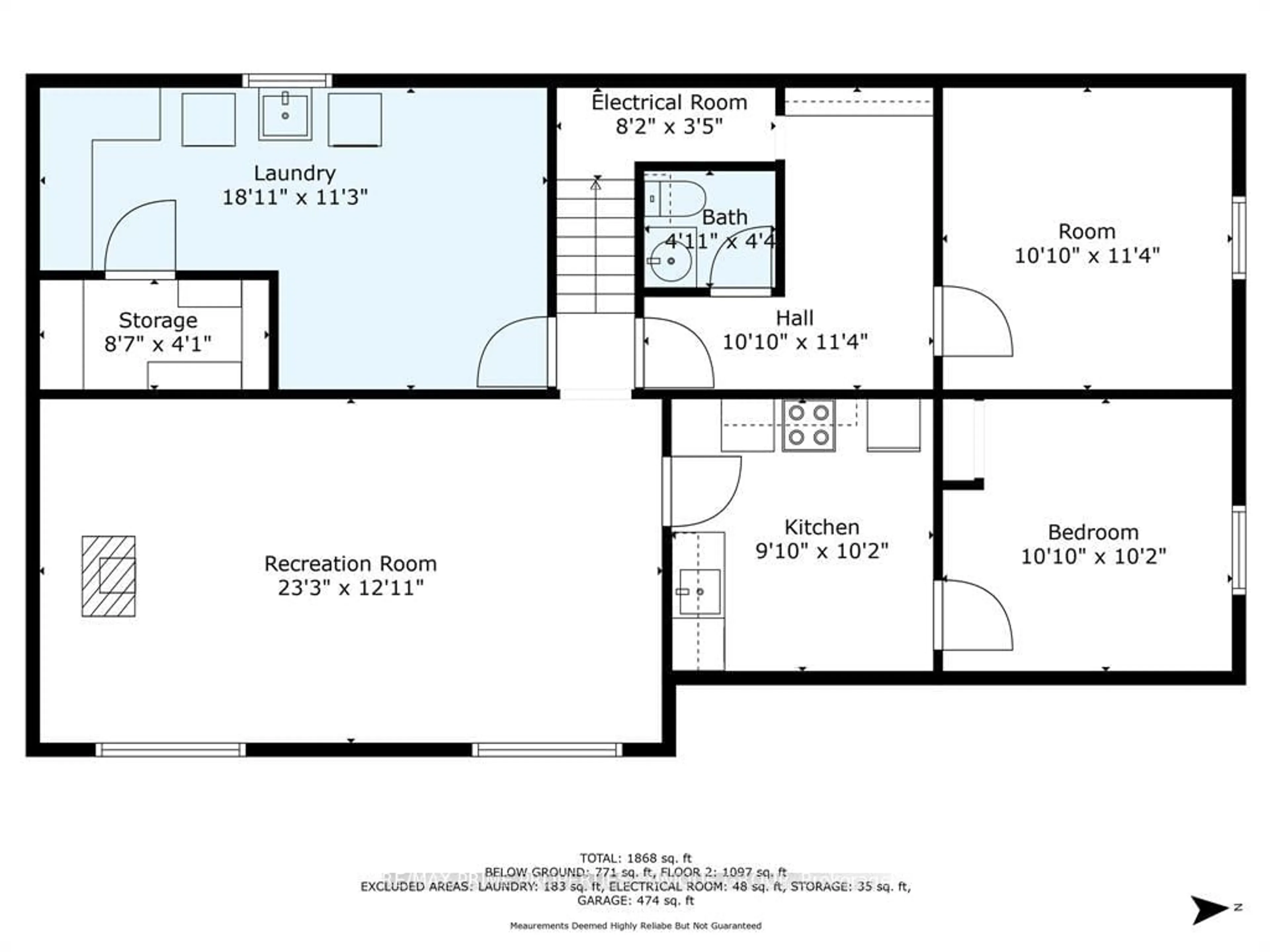 Floor plan for 1097 Indian Rd, Sarnia Ontario N7V 4C4