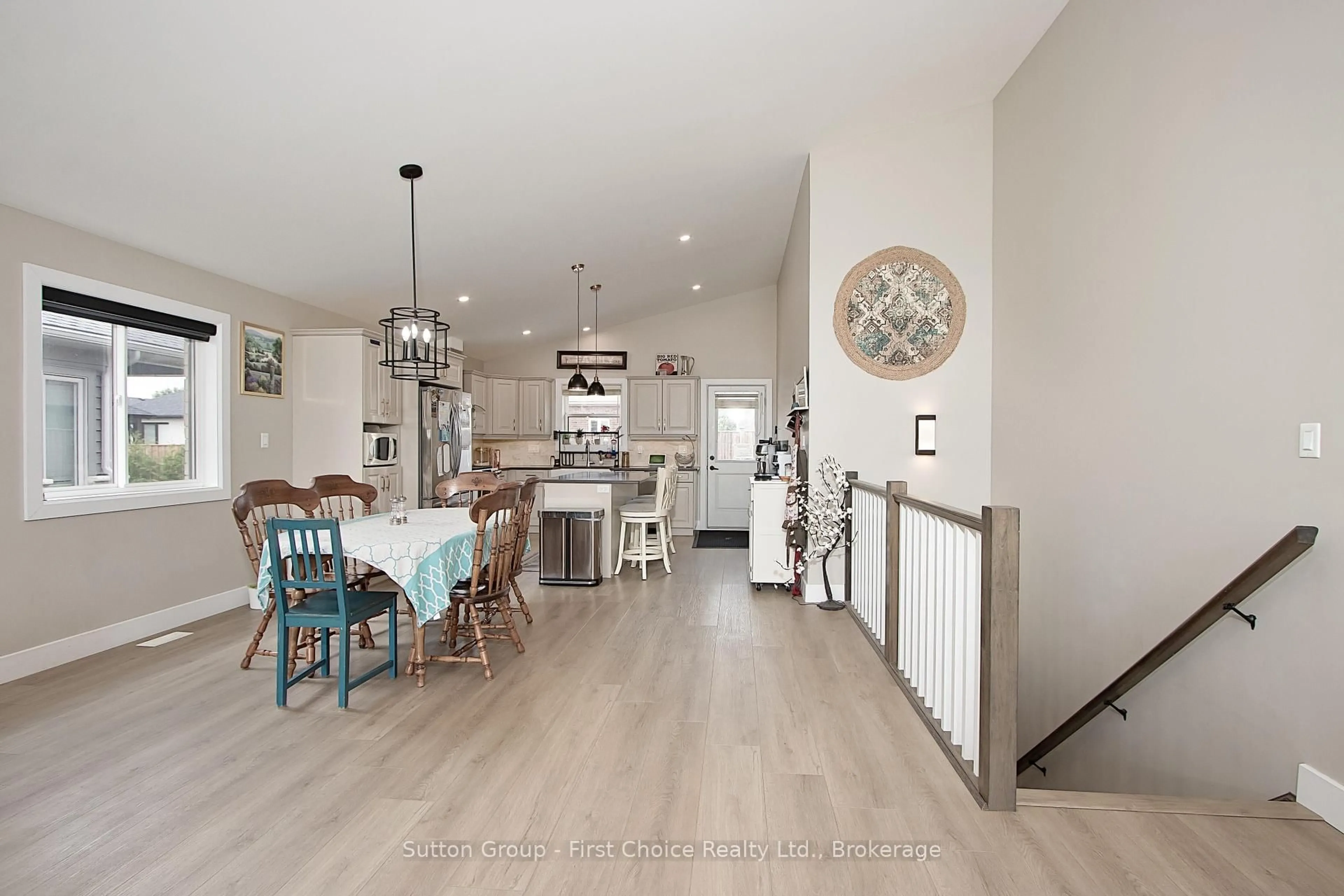 Open concept kitchen, wood/laminate floor for 234 Matheson Dr, West Perth Ontario N0K 1N0