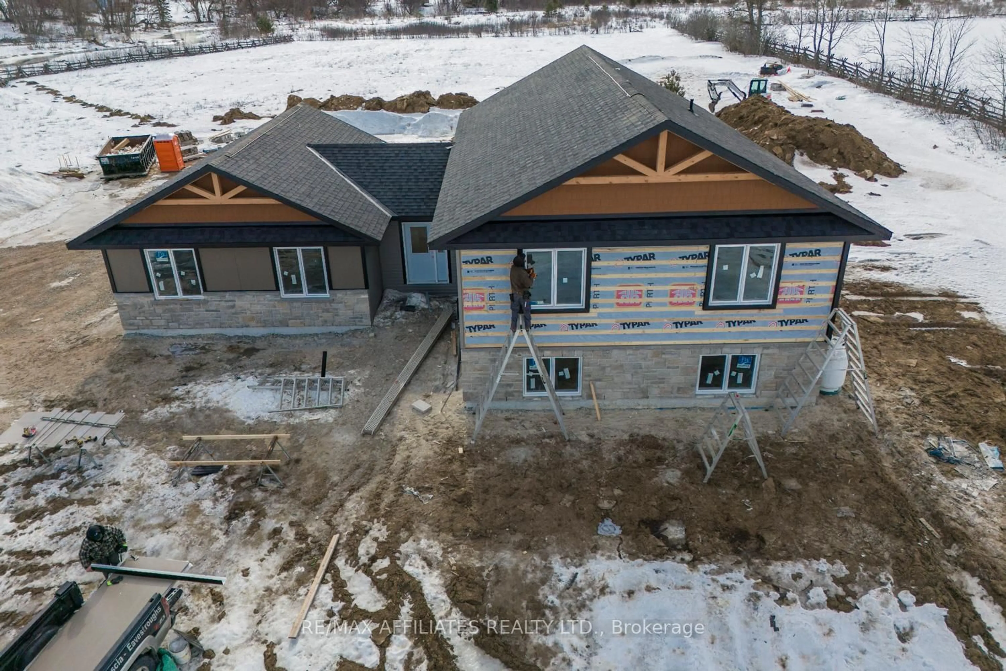 A pic from outside/outdoor area/front of a property/back of a property/a pic from drone, building for 6489 Roger Stevens Dr, Smiths Falls Ontario K7A 4S6