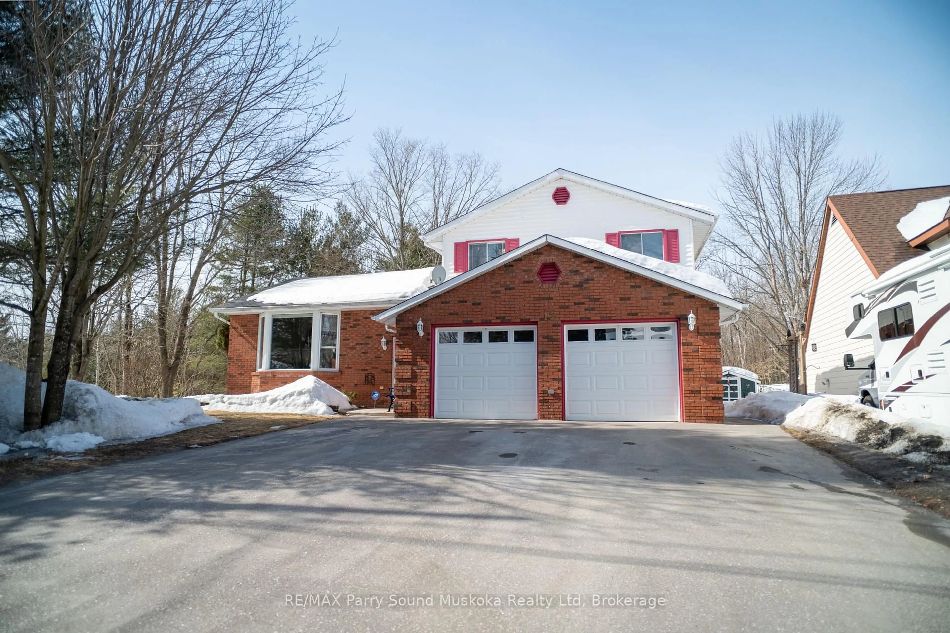 Home with brick exterior material, street for 17 MACKLAIM Dr, Parry Sound Ontario P2A 2Z7