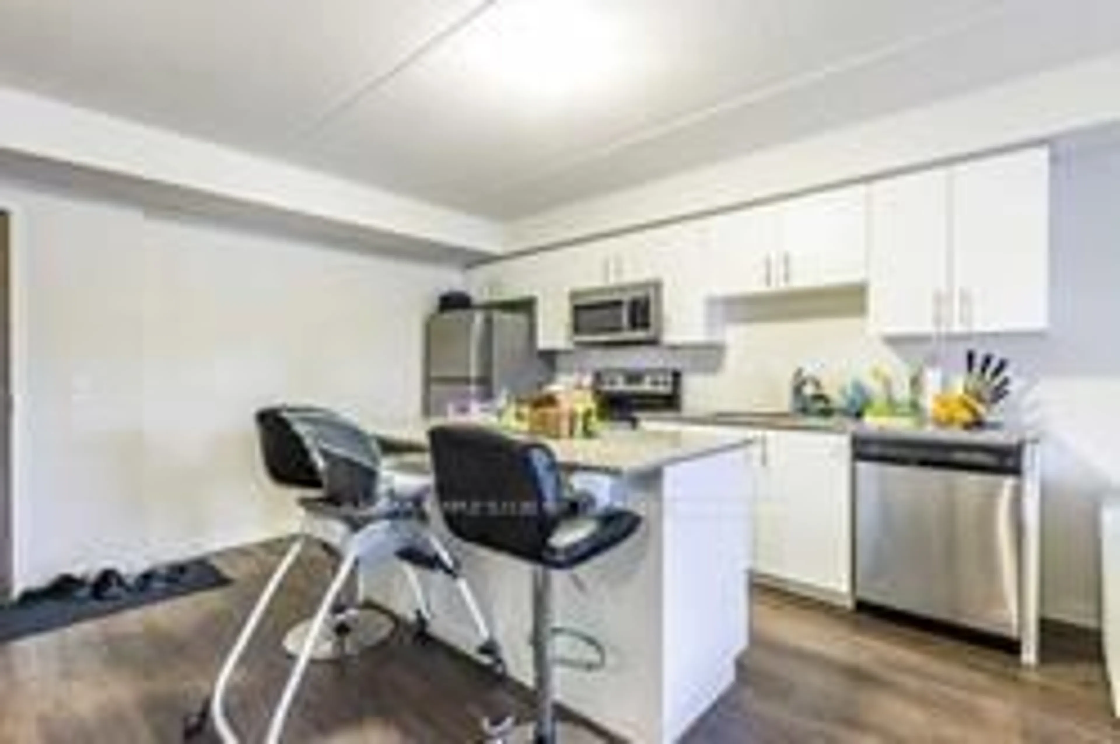 Standard kitchen, wood/laminate floor for 25 Kay Cres #303, Guelph Ontario N1L 1T3