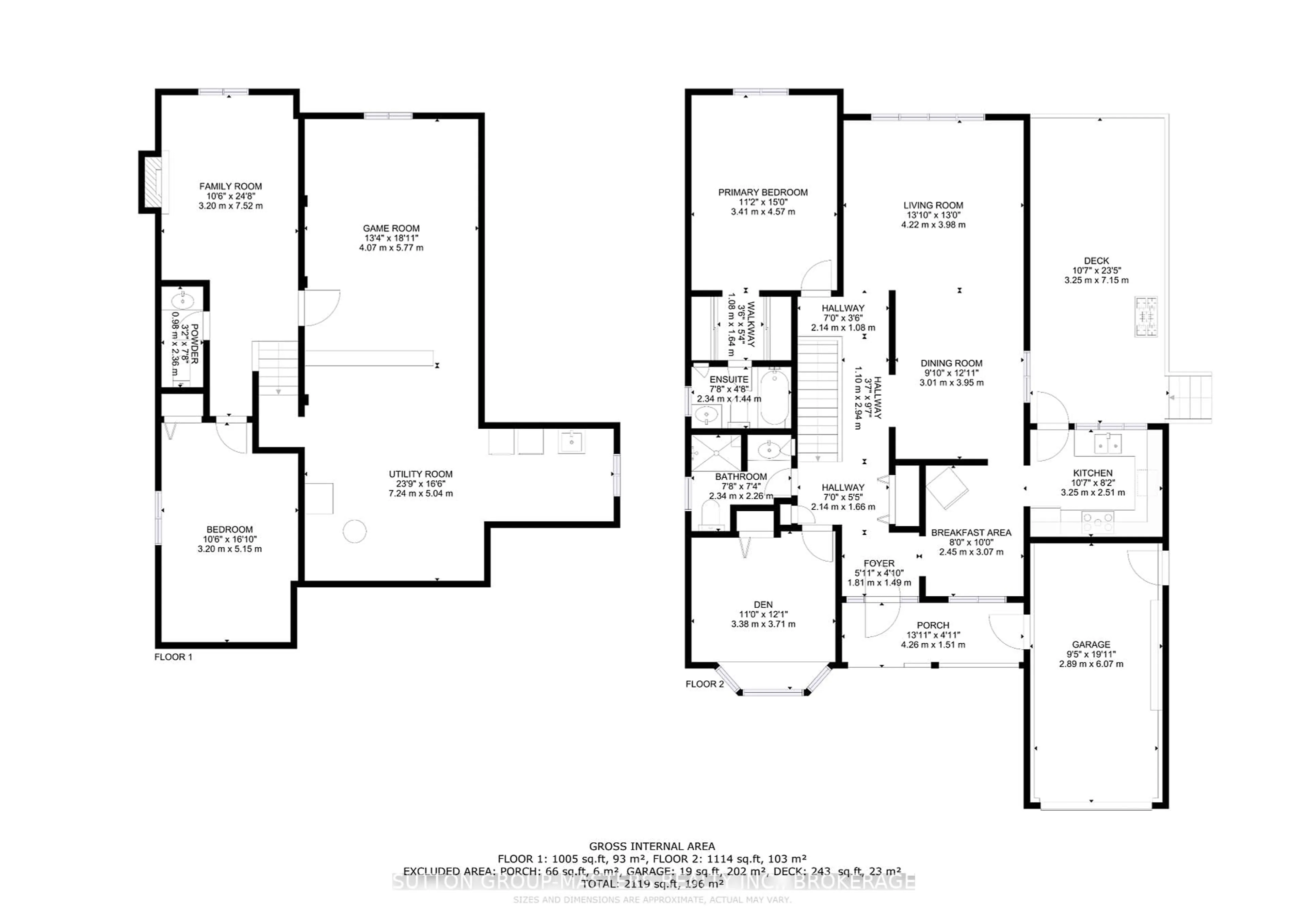 Floor plan for 11 Hawley Crt, Bath Ontario K0H 1G0