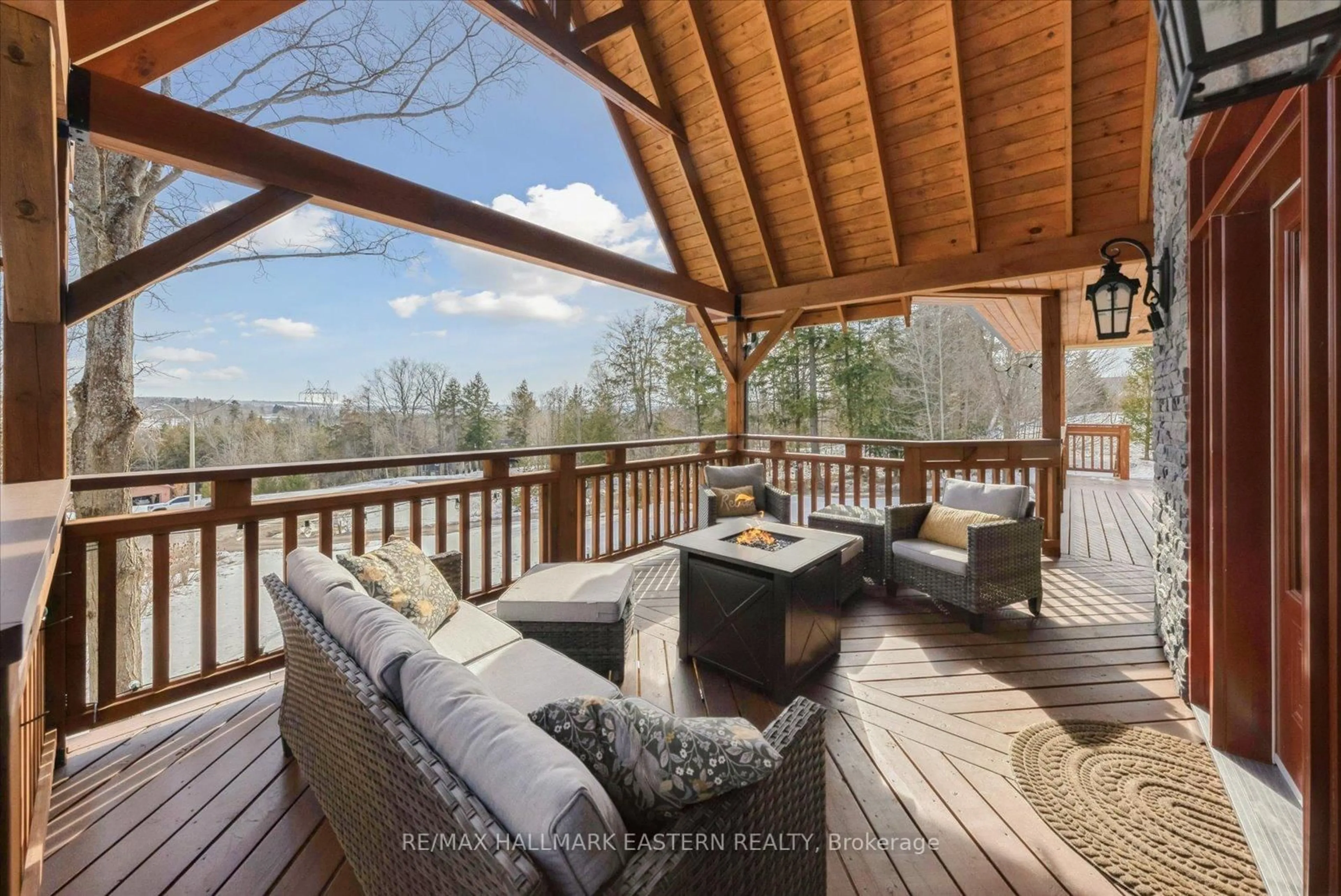 Patio, water/lake/river/ocean view for 23 Woodland Tr, Kawartha Lakes Ontario L0A 1A0