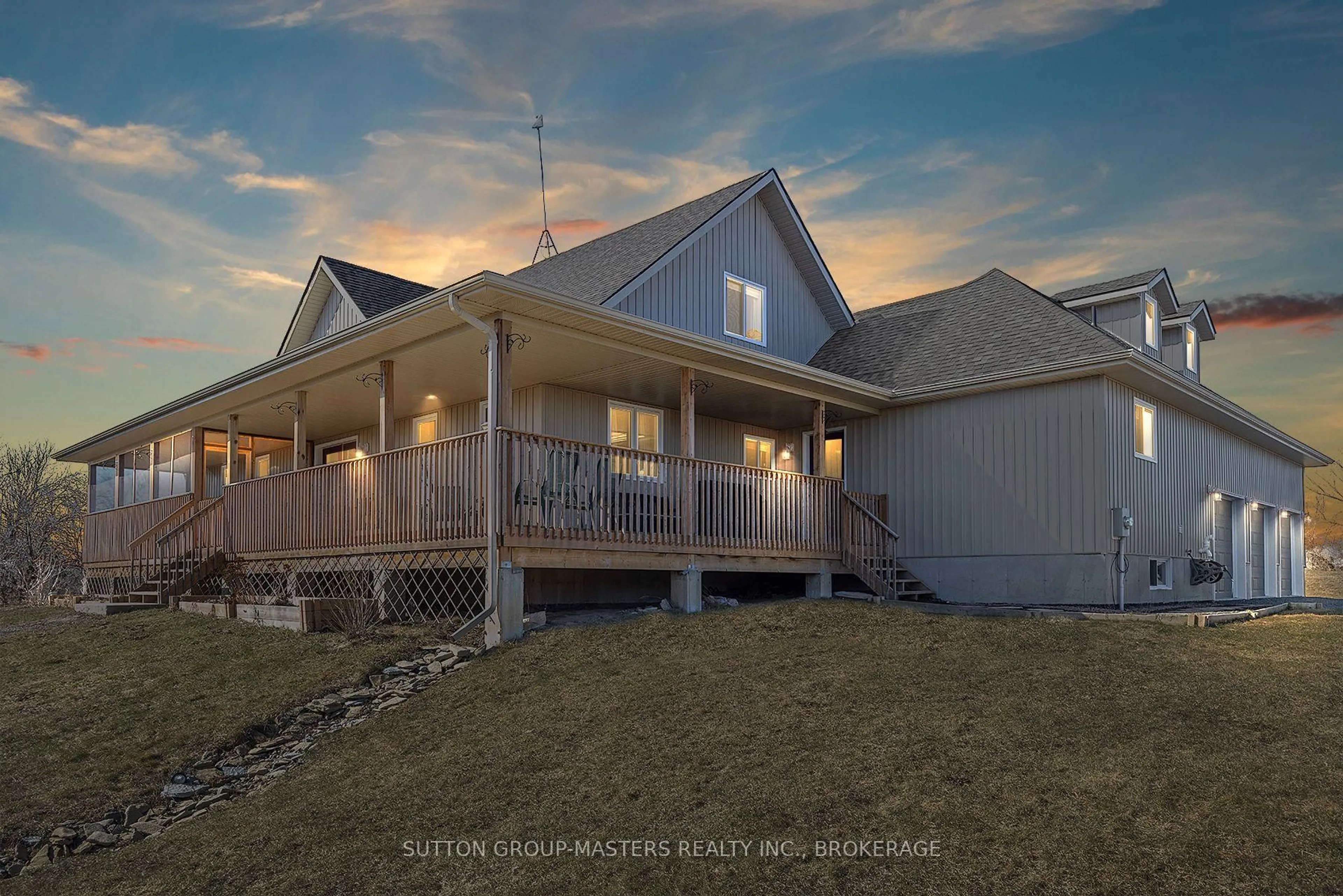 Home with vinyl exterior material, building for 5382 Longswamp Rd, Yarker Ontario K0K 3N0