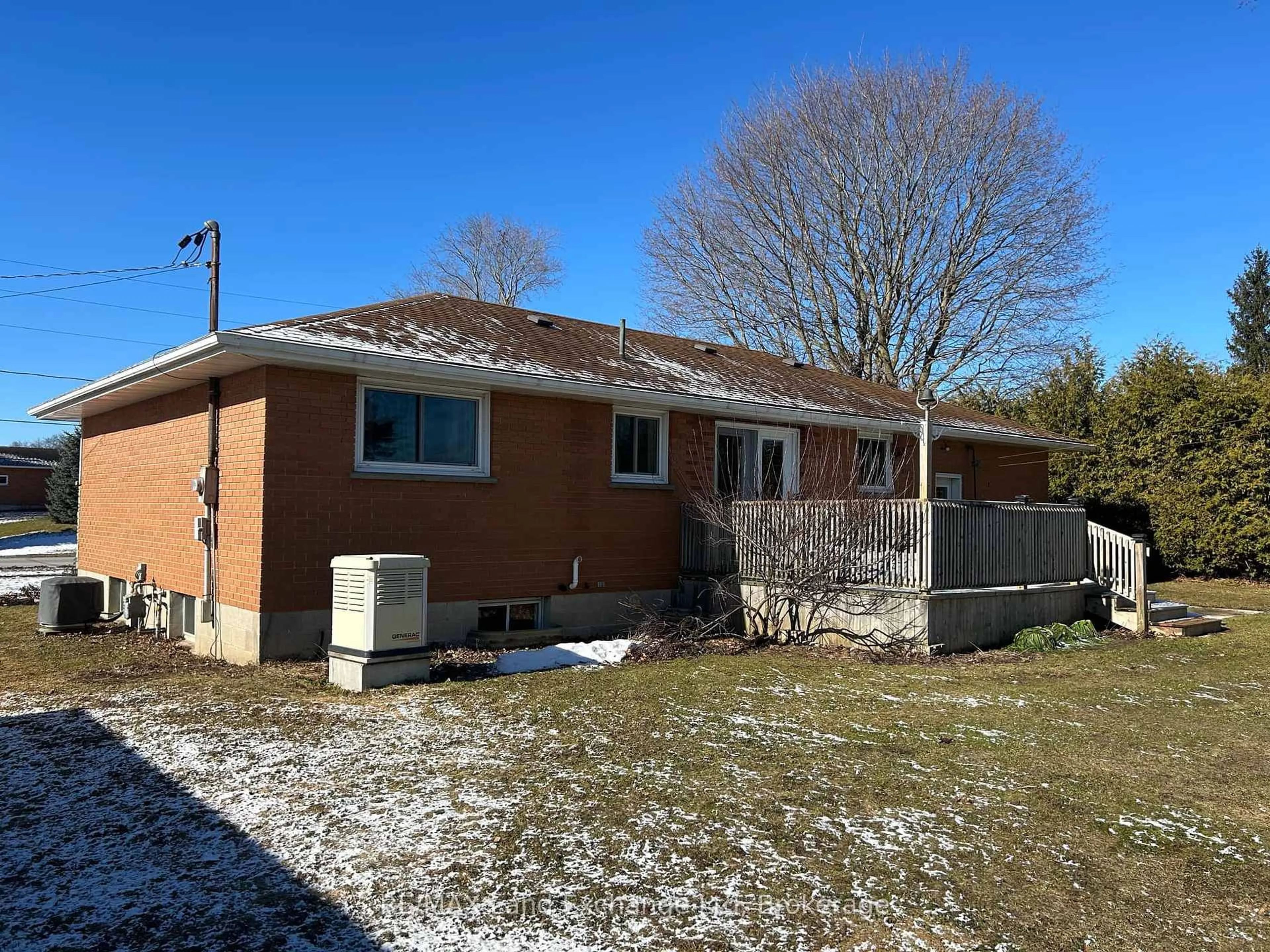 A pic from outside/outdoor area/front of a property/back of a property/a pic from drone, street for 81 Queen St, Morris Turnberry Ontario N0G 1G0