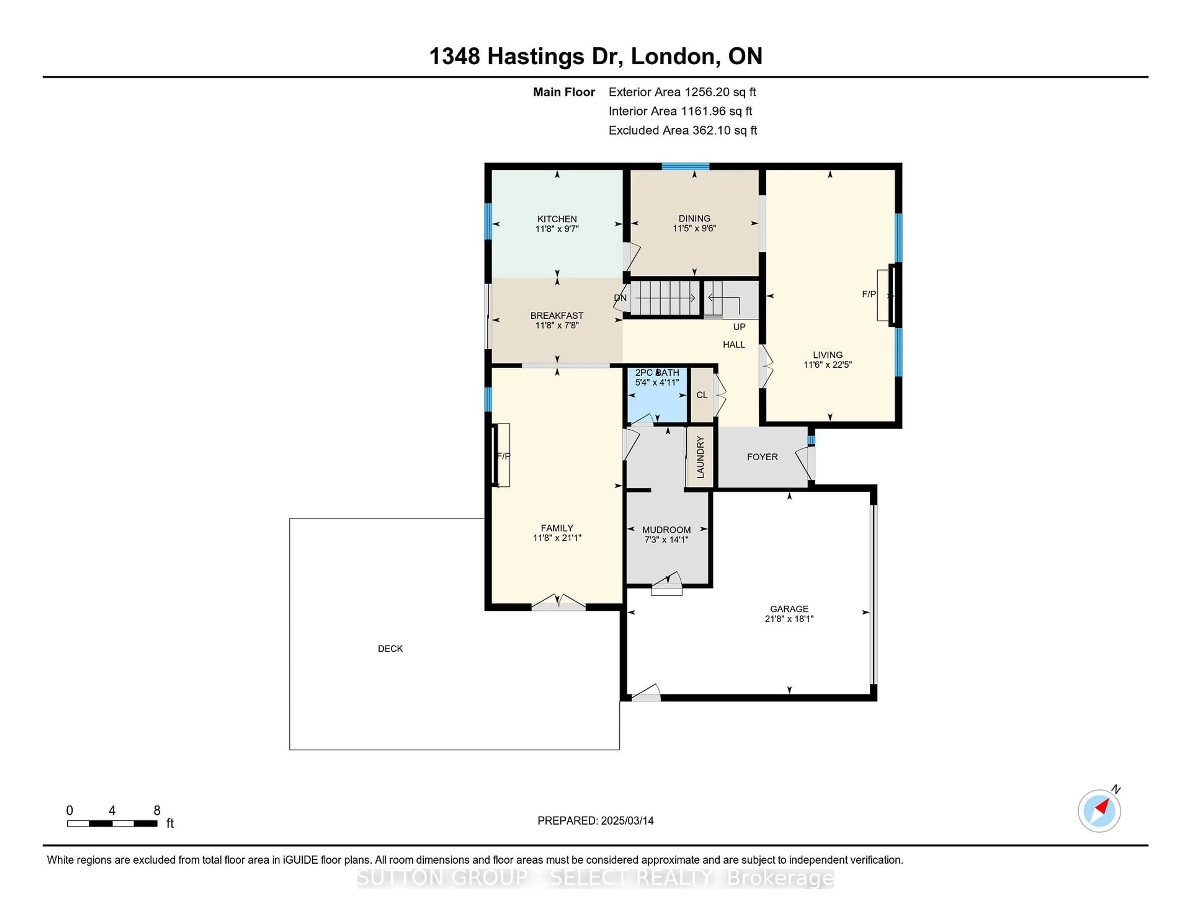 Floor plan for 1348 Hastings Dr, London North Ontario N5X 2J2