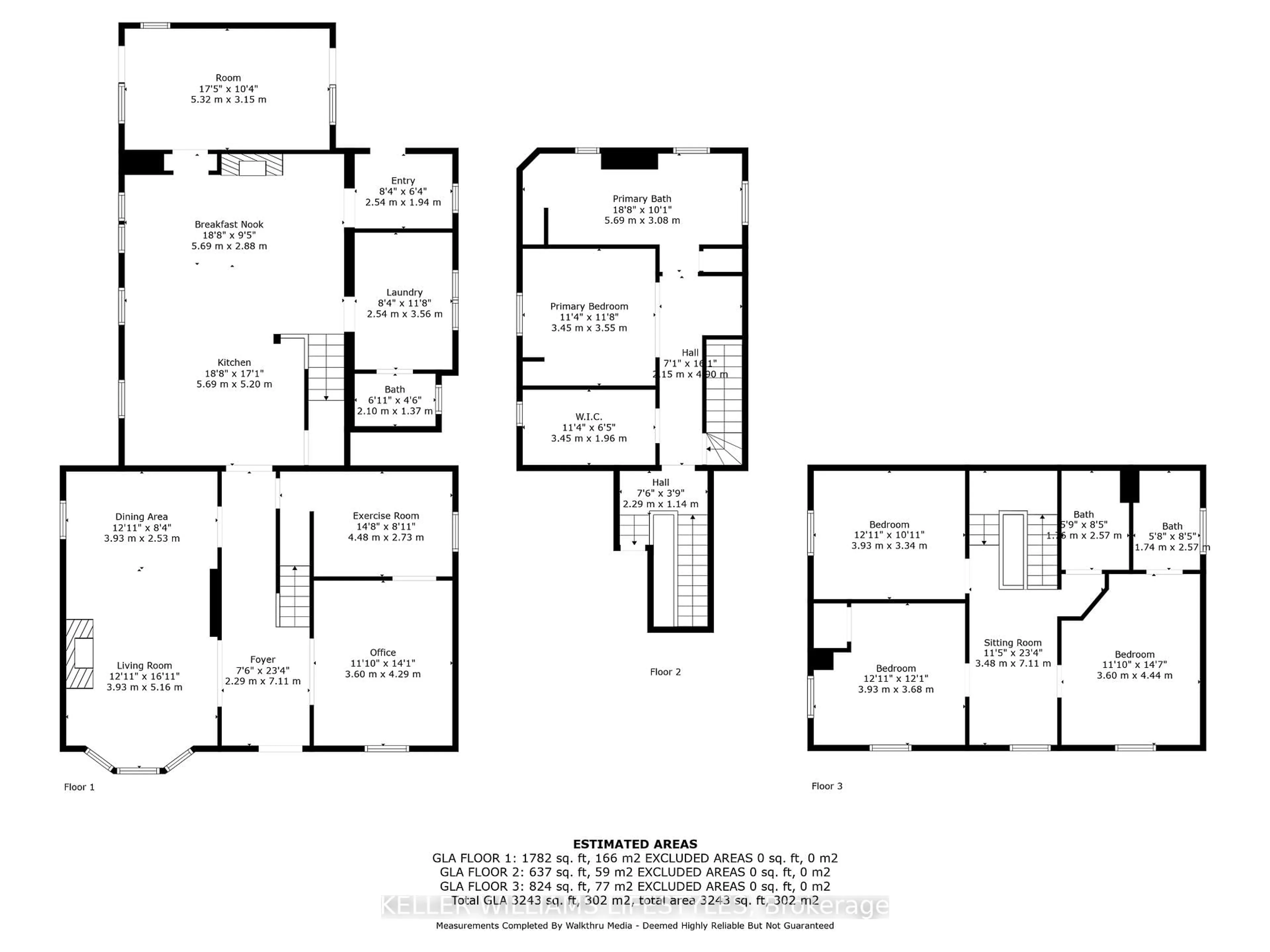 Floor plan for 337 George St, Central Elgin Ontario N5L 1C5