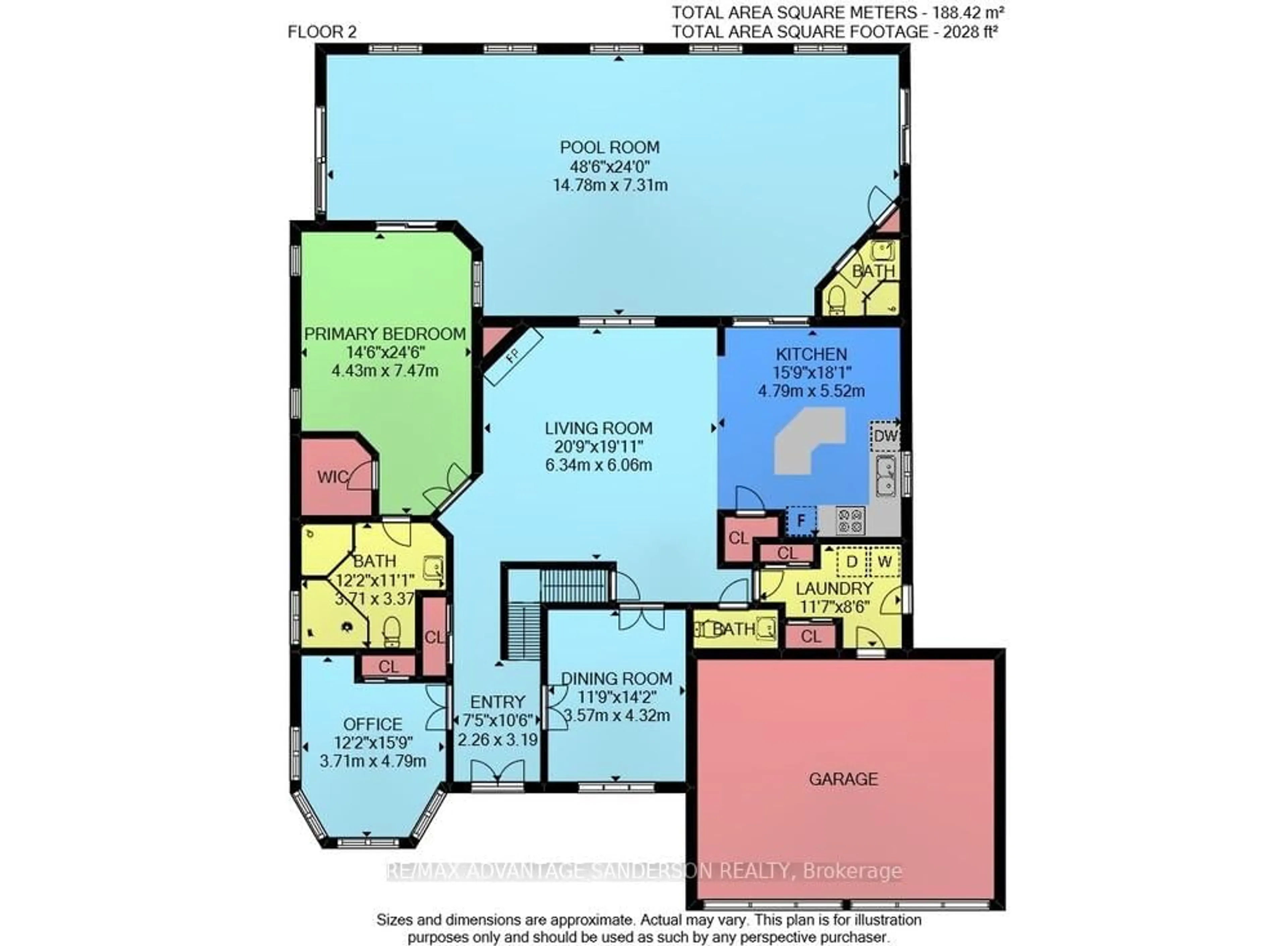 Floor plan for 30 Birchcrest Dr, Middlesex Centre Ontario N0L 1R0
