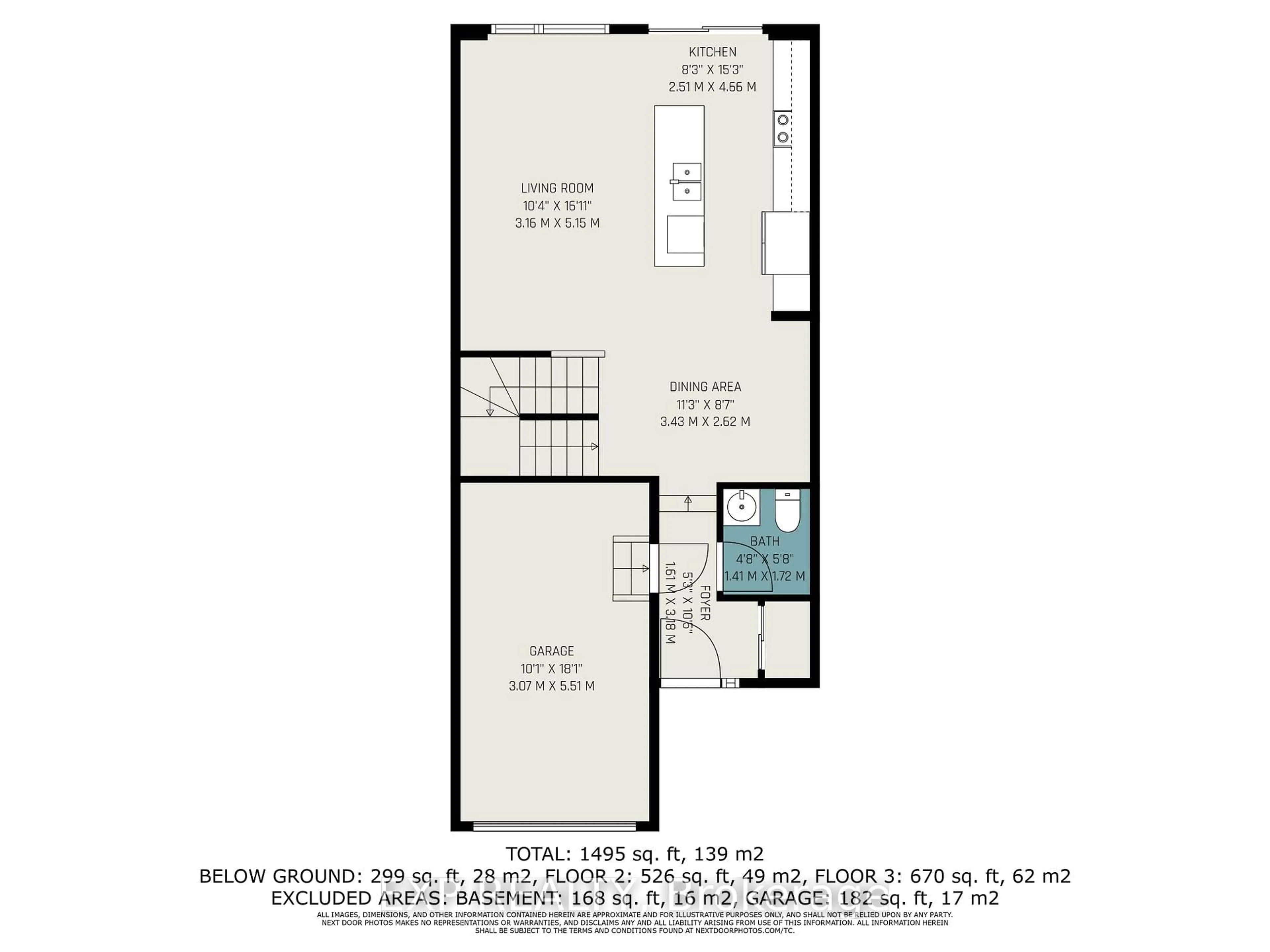 Floor plan for 715 Miikana Rd, Ottawa Ontario K1X 0E5