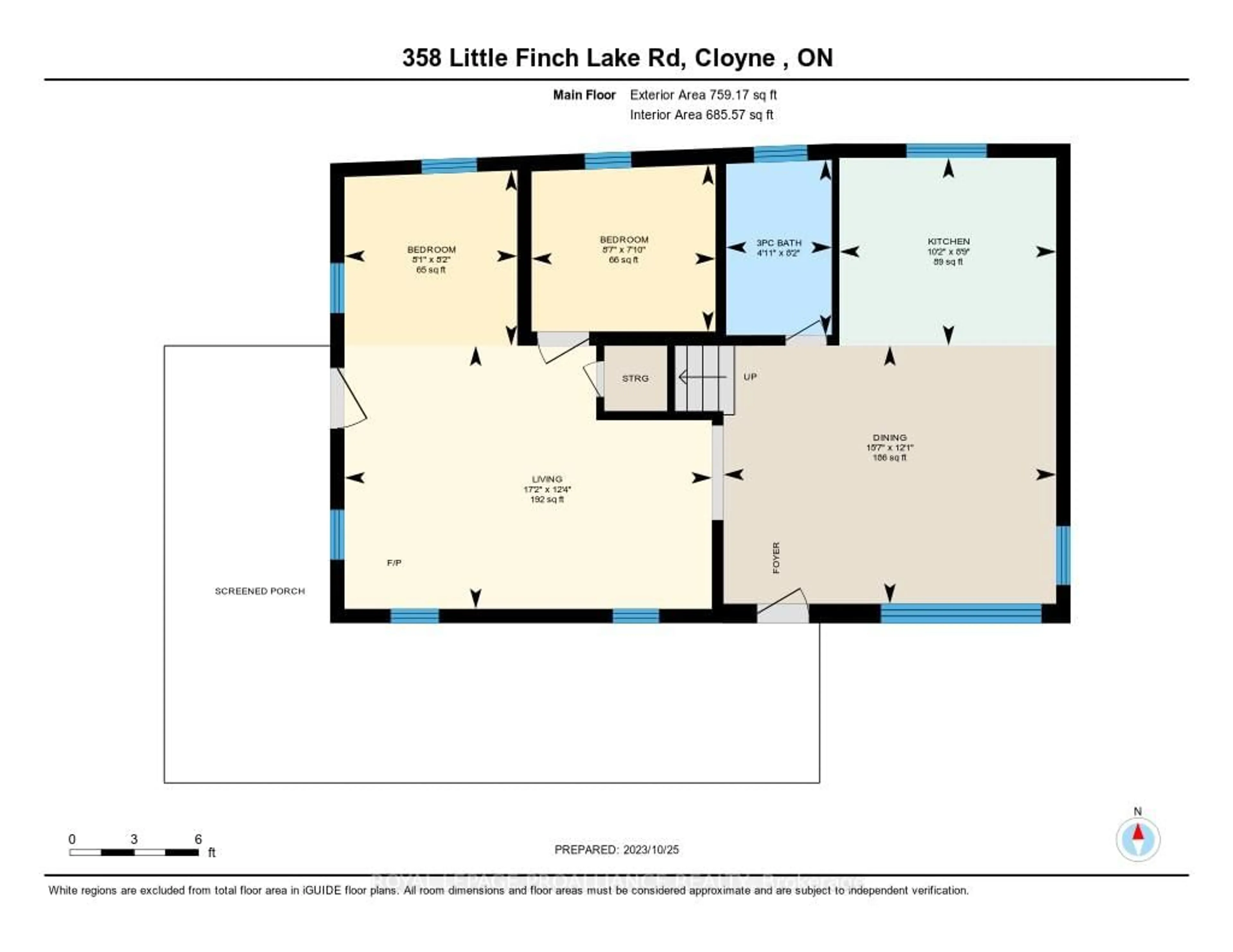 Floor plan for 358A Little Finch Lake Rd, Denbigh Ontario K0H 1L0