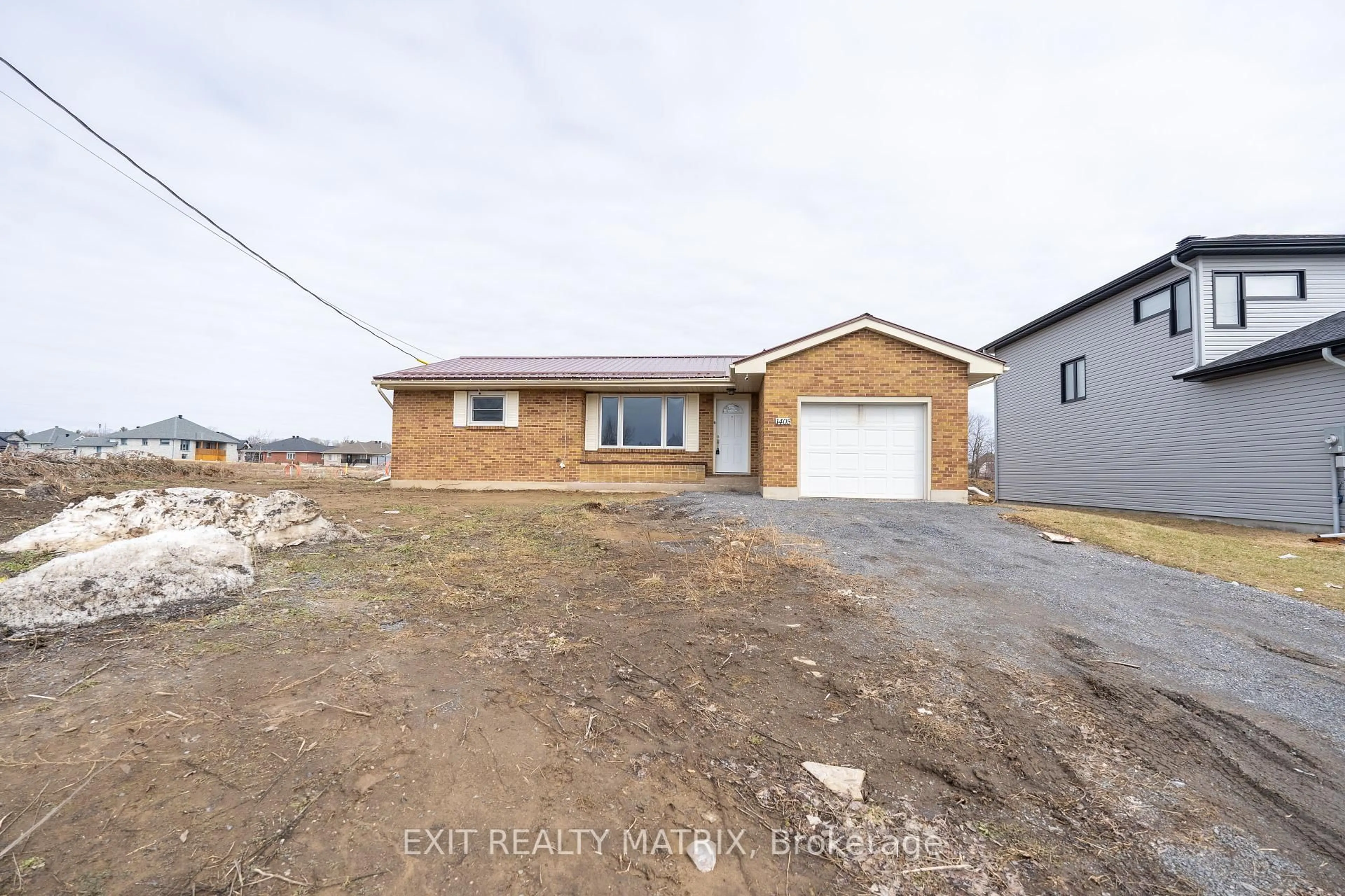 Home with brick exterior material, street for 1405 Power Dam Dr, Cornwall Ontario K6H 5R6