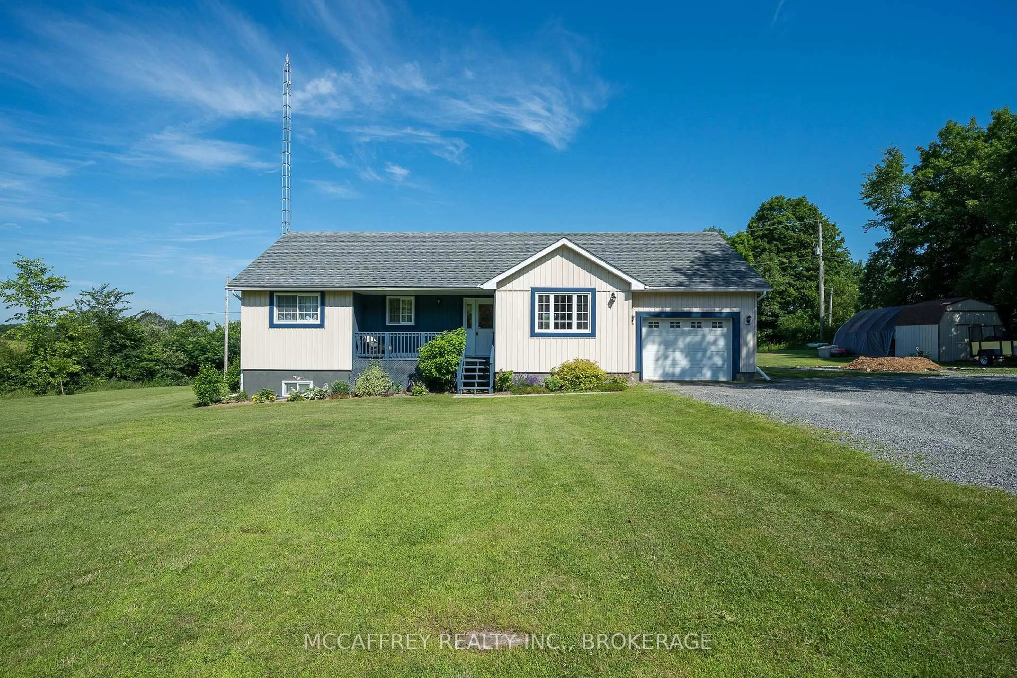 A pic from outside/outdoor area/front of a property/back of a property/a pic from drone, water/lake/river/ocean view for 222 PARISH Rd, Westport Ontario K0G 1X0