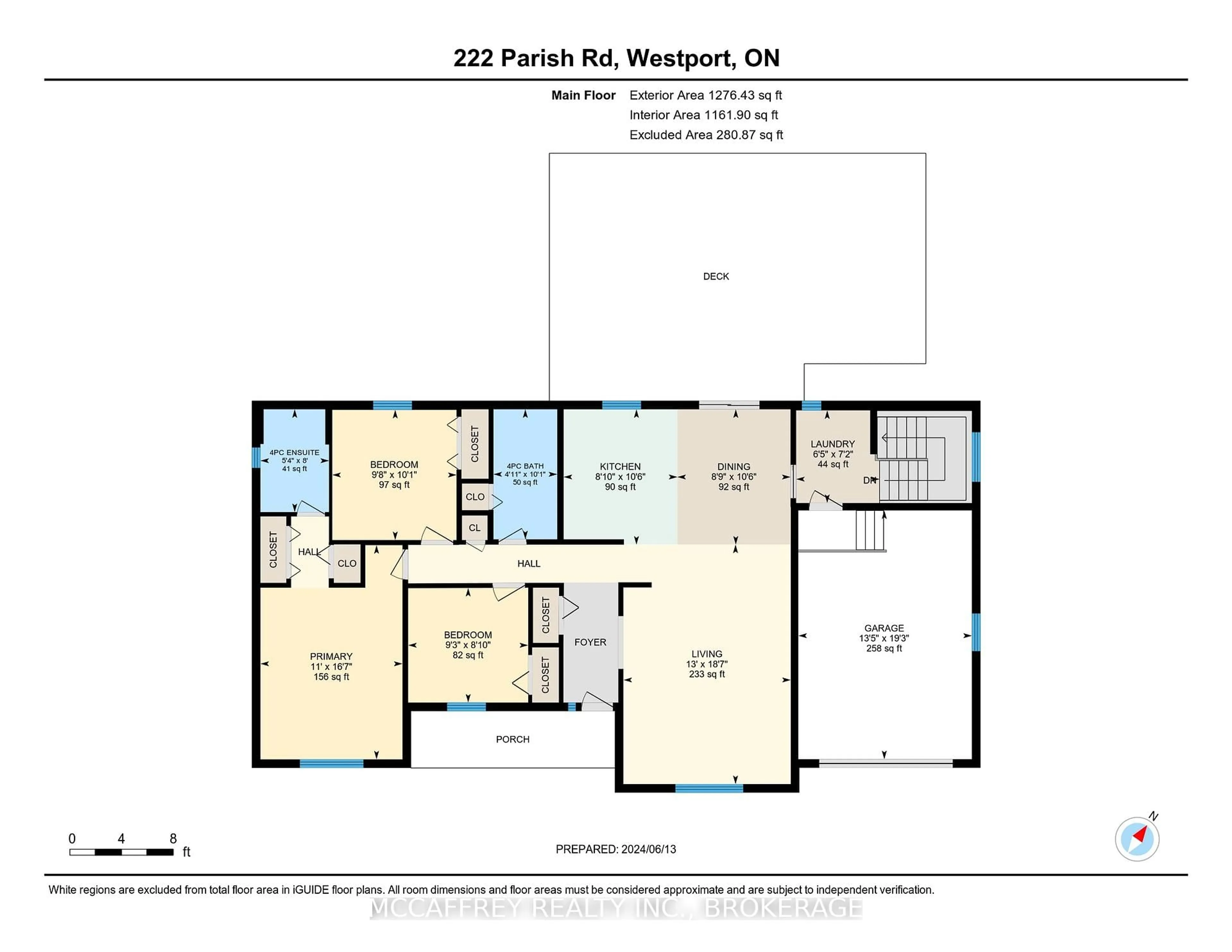 Floor plan for 222 PARISH Rd, Westport Ontario K0G 1X0