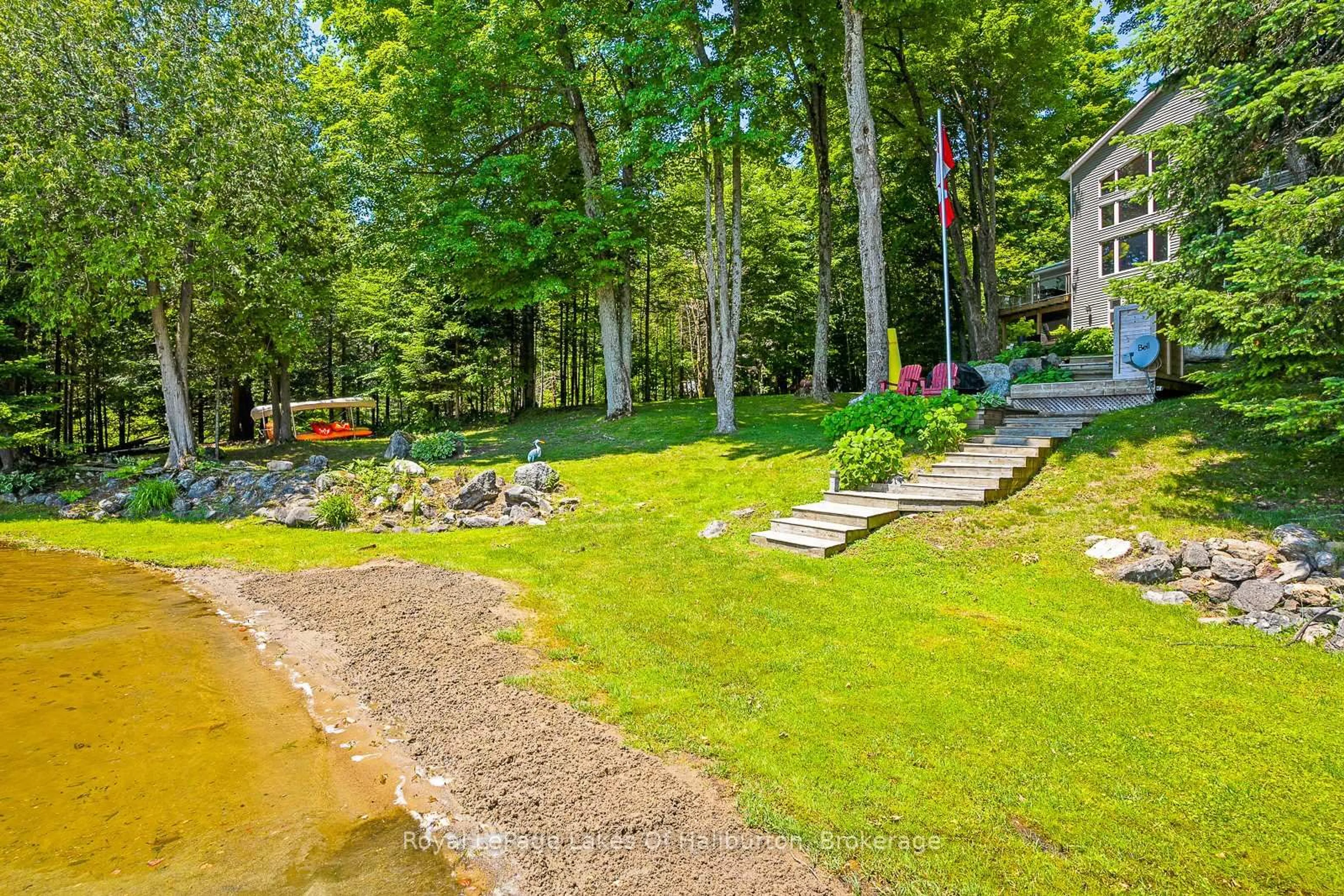 Patio, water/lake/river/ocean view for 1047 BALMORAL Lane, Highlands East Ontario K0M 1R0