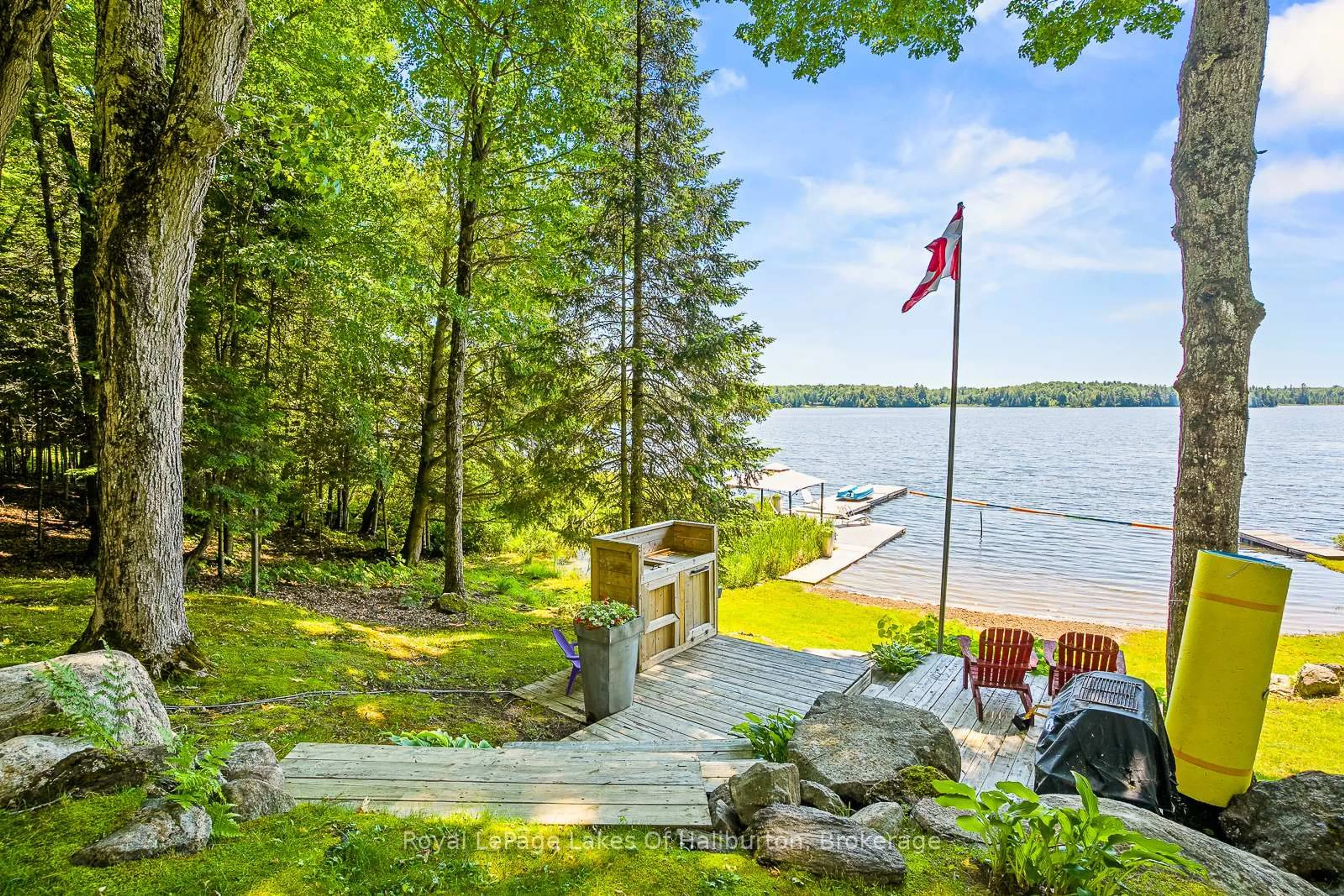 Patio, water/lake/river/ocean view for 1047 BALMORAL Lane, Highlands East Ontario K0M 1R0