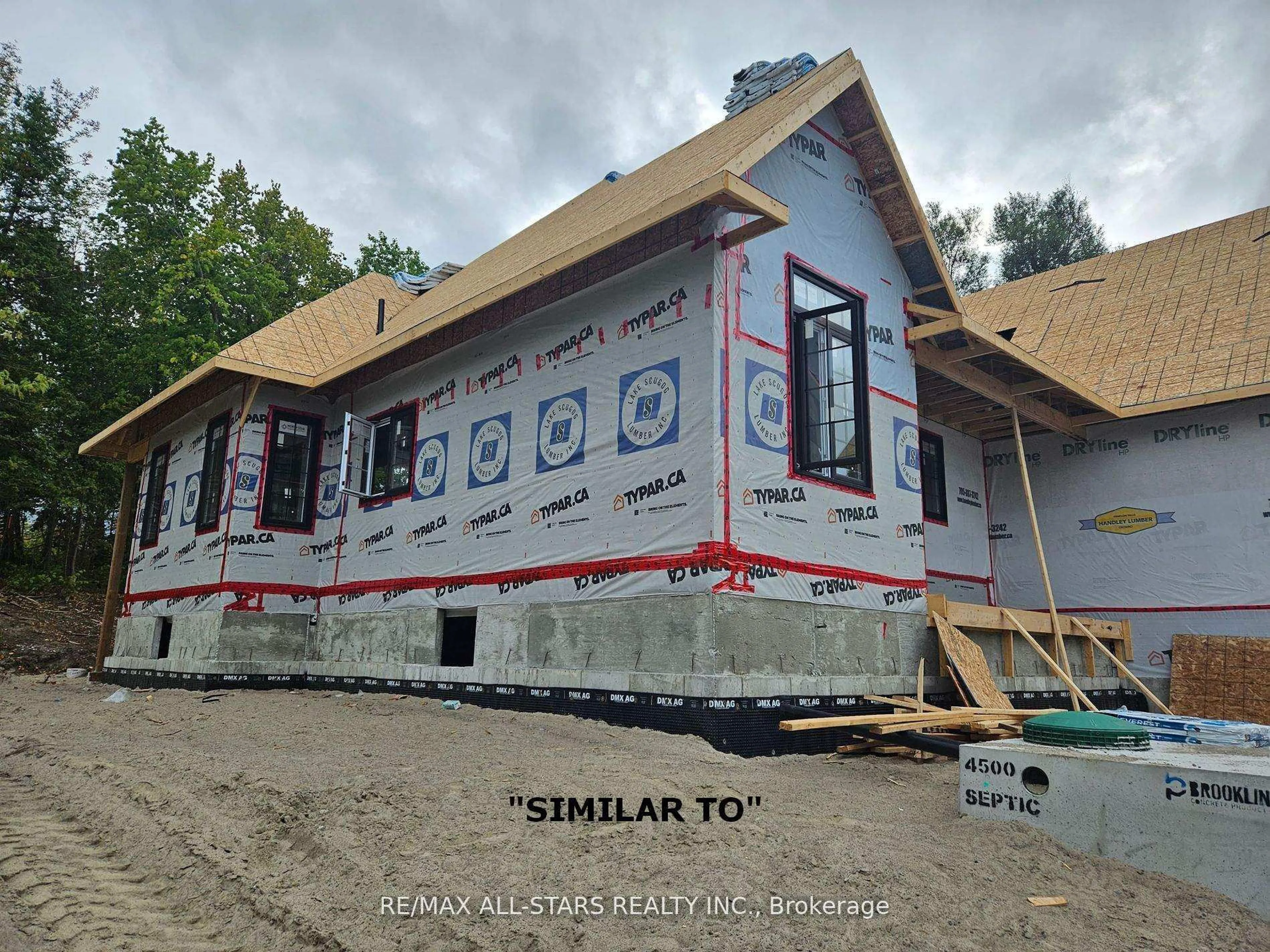 Home with vinyl exterior material, building for 837 Cedar Glen Rd, Kawartha Lakes Ontario K0M 1L0