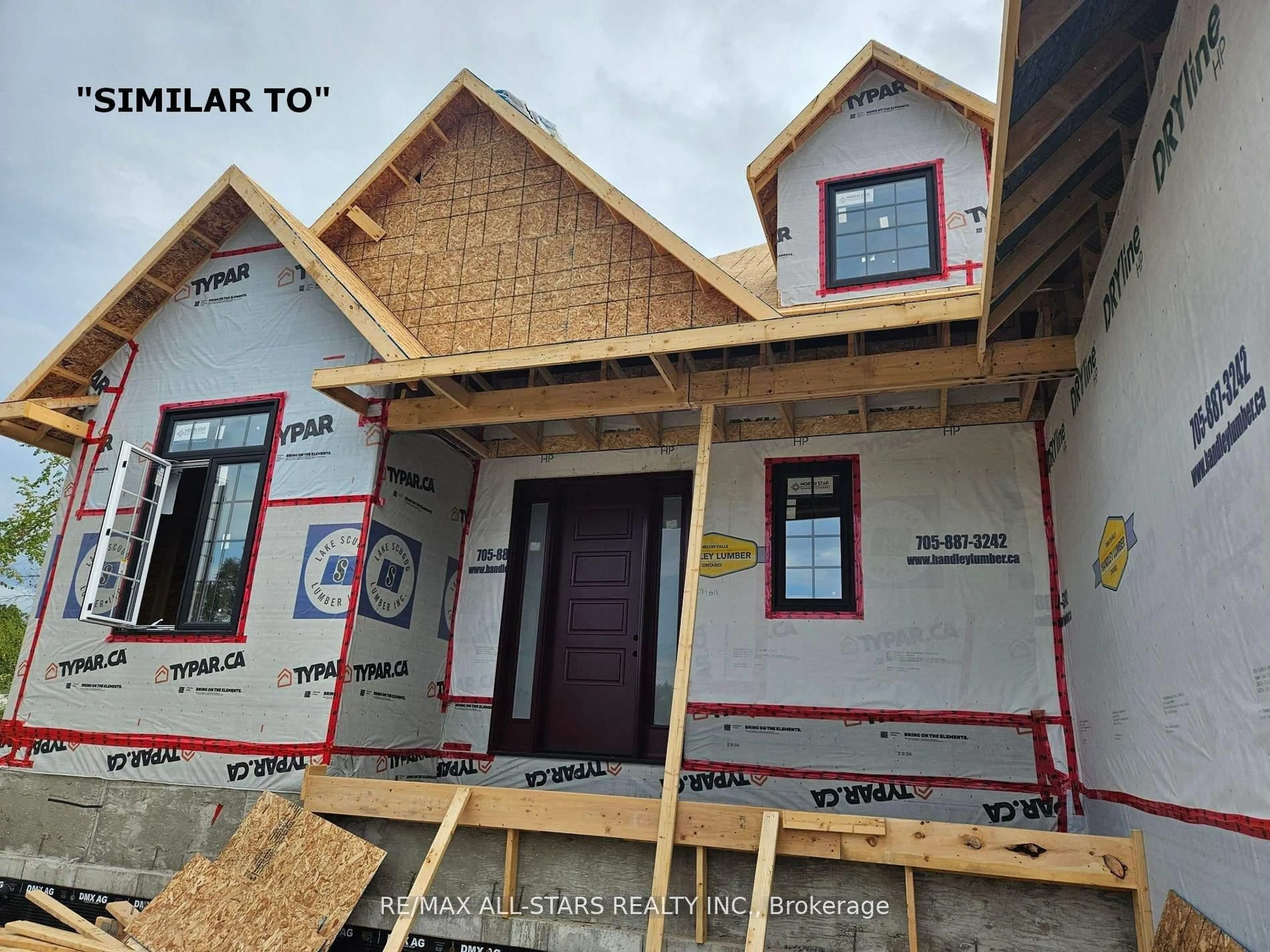 Home with vinyl exterior material, building for 837 Cedar Glen Rd, Kawartha Lakes Ontario K0M 1L0